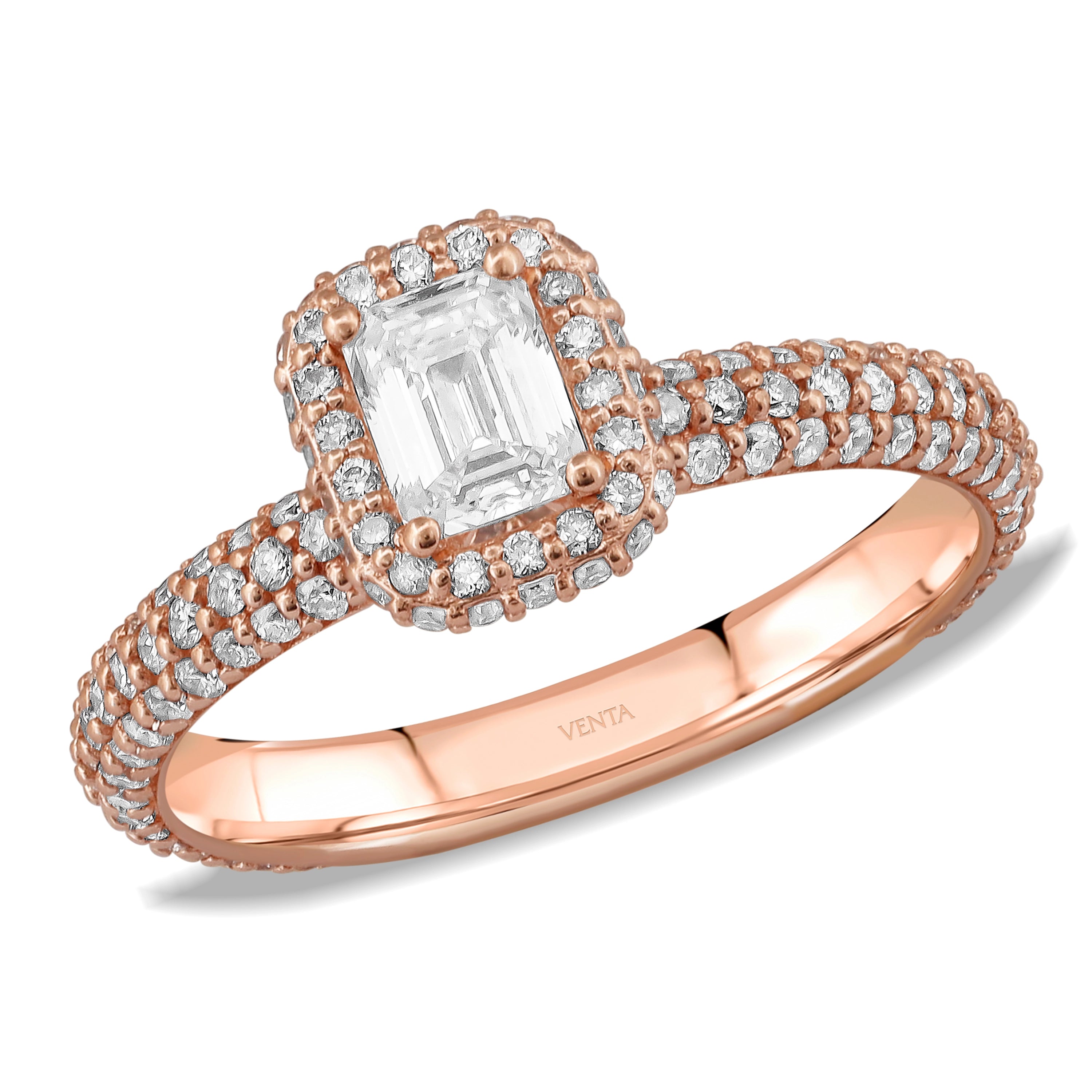 HRD Certified 0.40 Carat D Color Solitaire Diamond Ring "Belur"