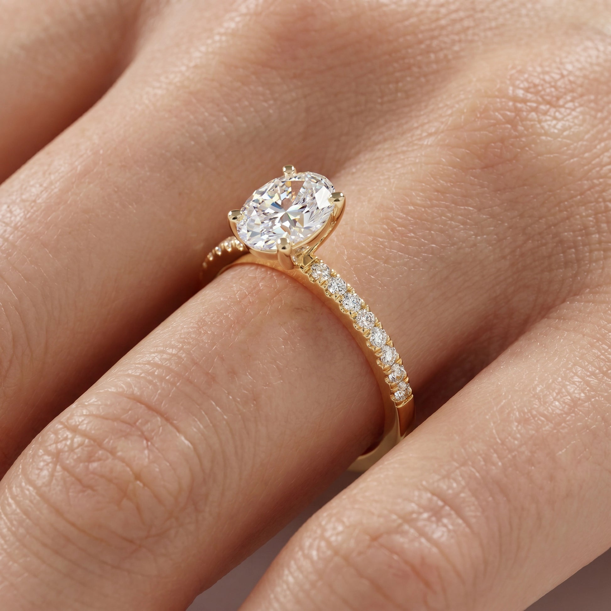 HRD Certified 0.40 Carat D Color Solitaire Diamond Ring "Belur"