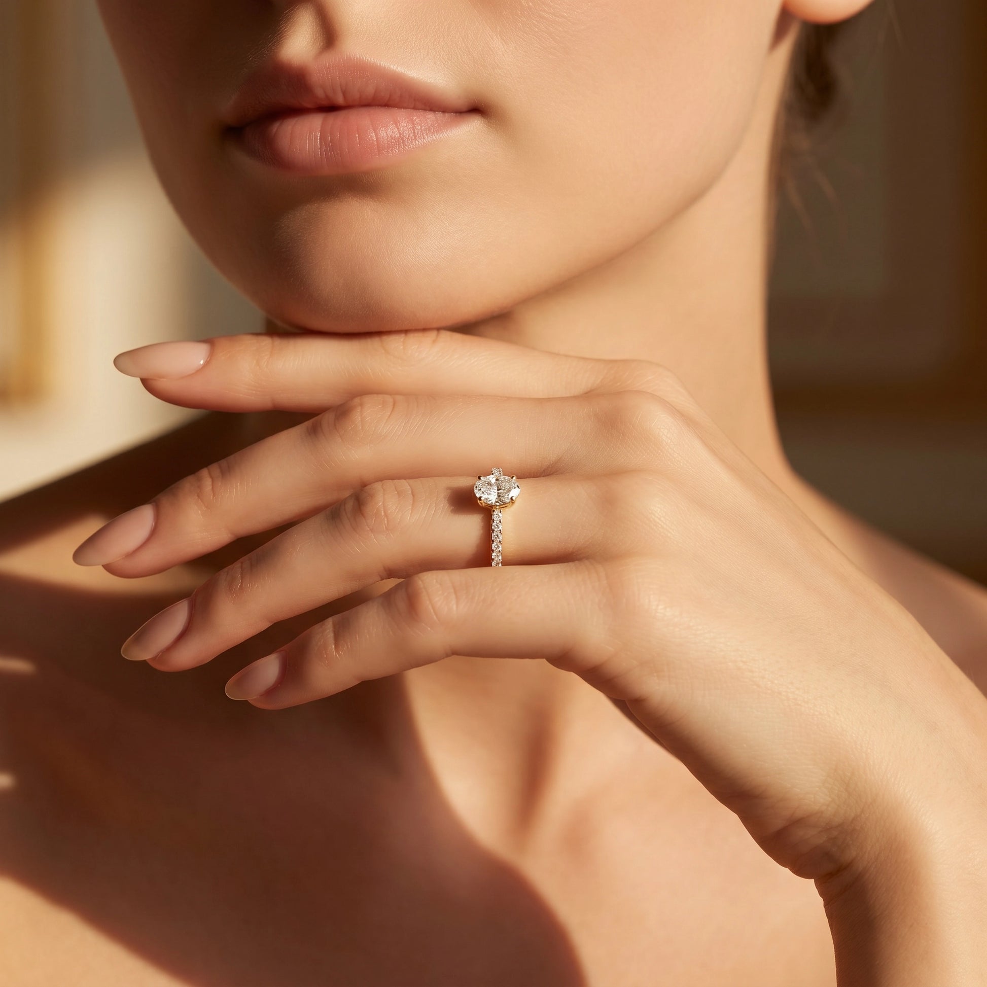 HRD Certified 0.40 Carat D Color Solitaire Diamond Ring "Belur"