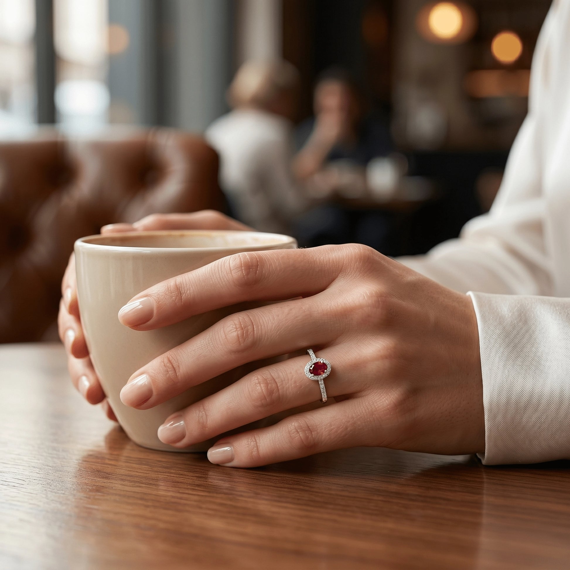 0,64 Karat Prlantalı Yakut Yüzük - Venta Jewelry