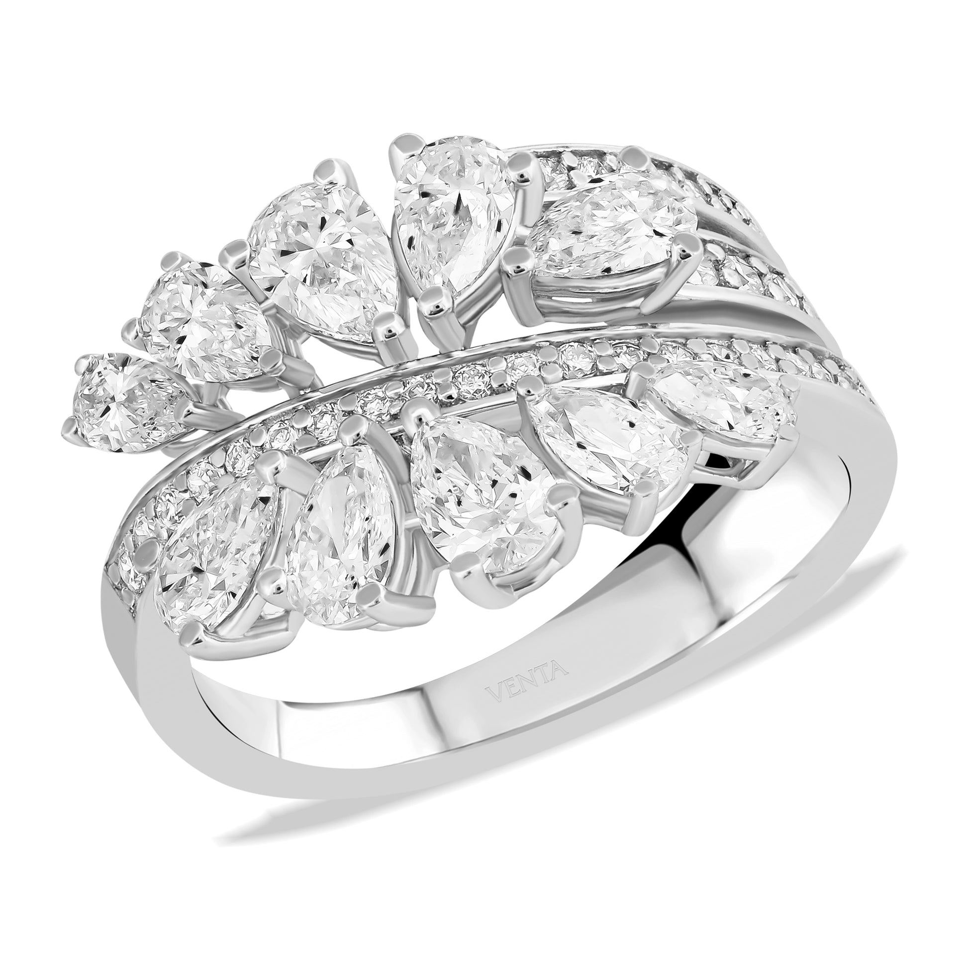 1,91 Karat F Renk Tasarım Pırlanta Yüzük - Venta Jewelry