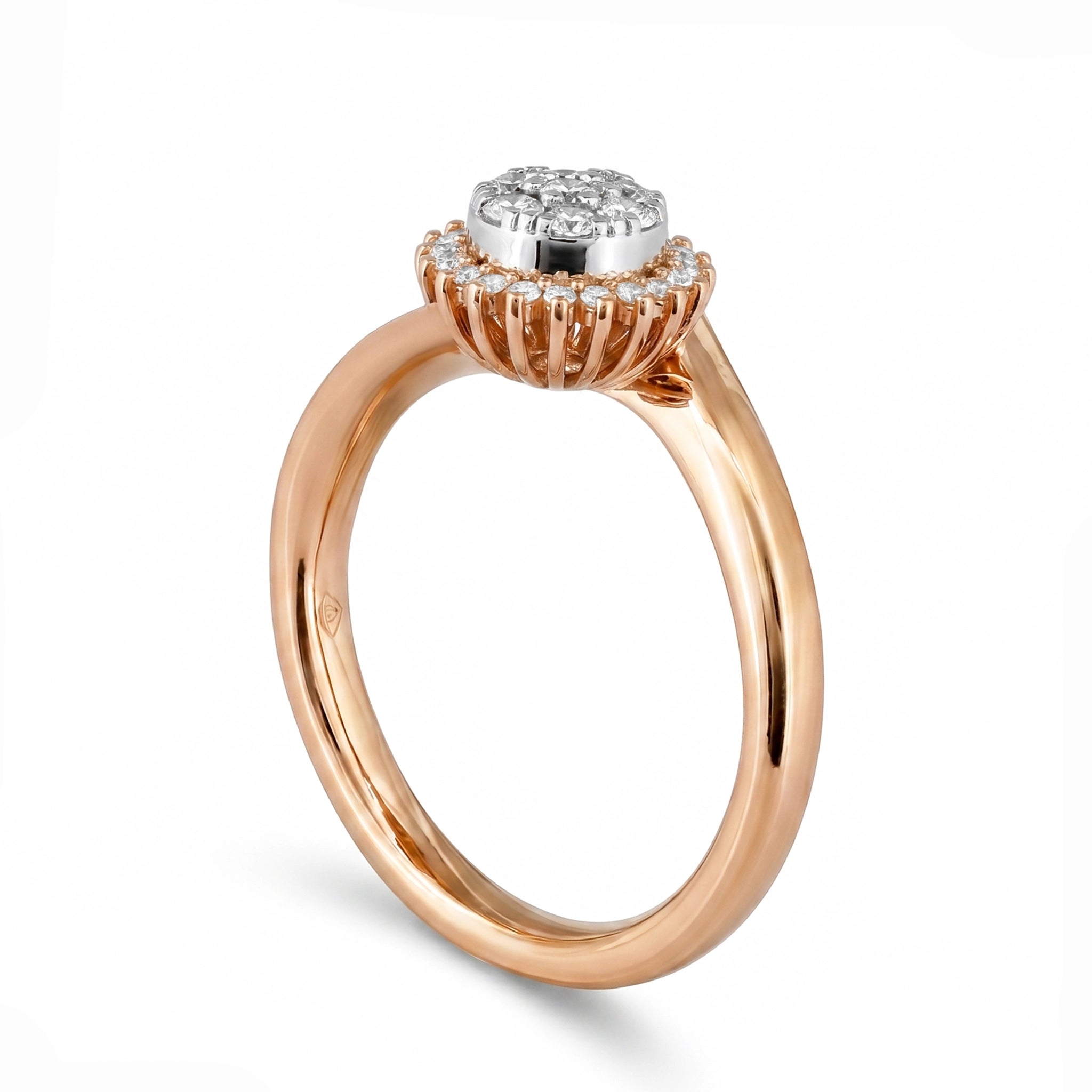 0,28 Karat F Renk Tasarım Pırlanta Yüzük - Venta Jewelry