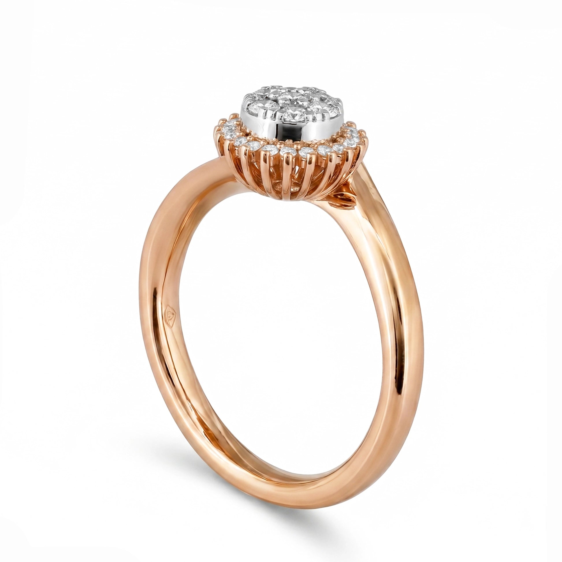 0,28 Karat F Renk Tasarım Pırlanta Yüzük - Venta Jewelry