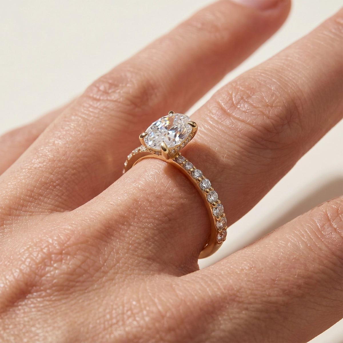 HRD Certified 0.40 Carat D Color Solitaire Diamond Ring "Belur"

