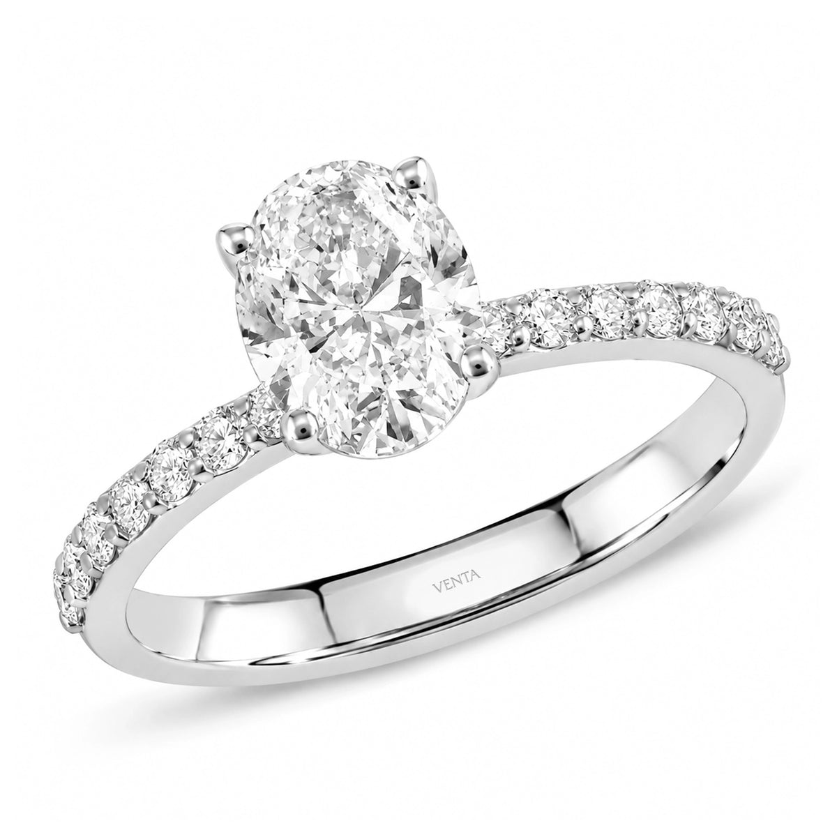 HRD Certified 0.85 Carat Oval Solitaire Diamond Ring
