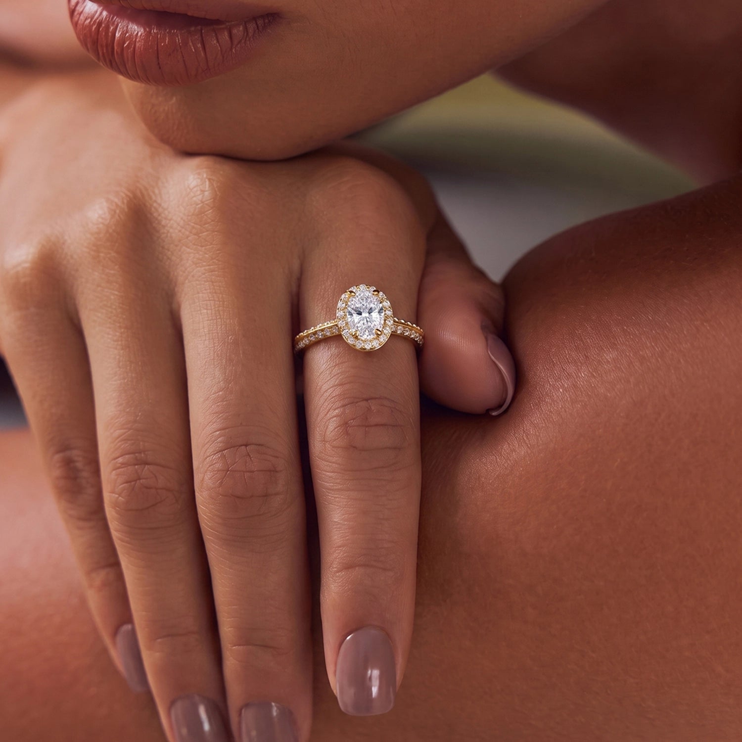 HRD Certified 0.40 Carat D Color Solitaire Diamond Ring "Belur"
