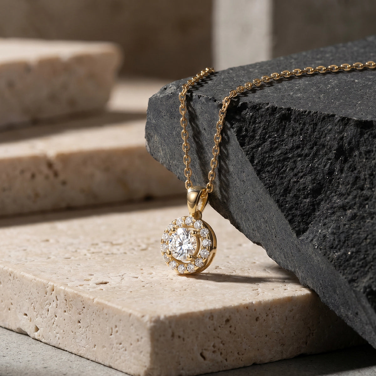 0.16 Carat Designer Diamond Necklace
