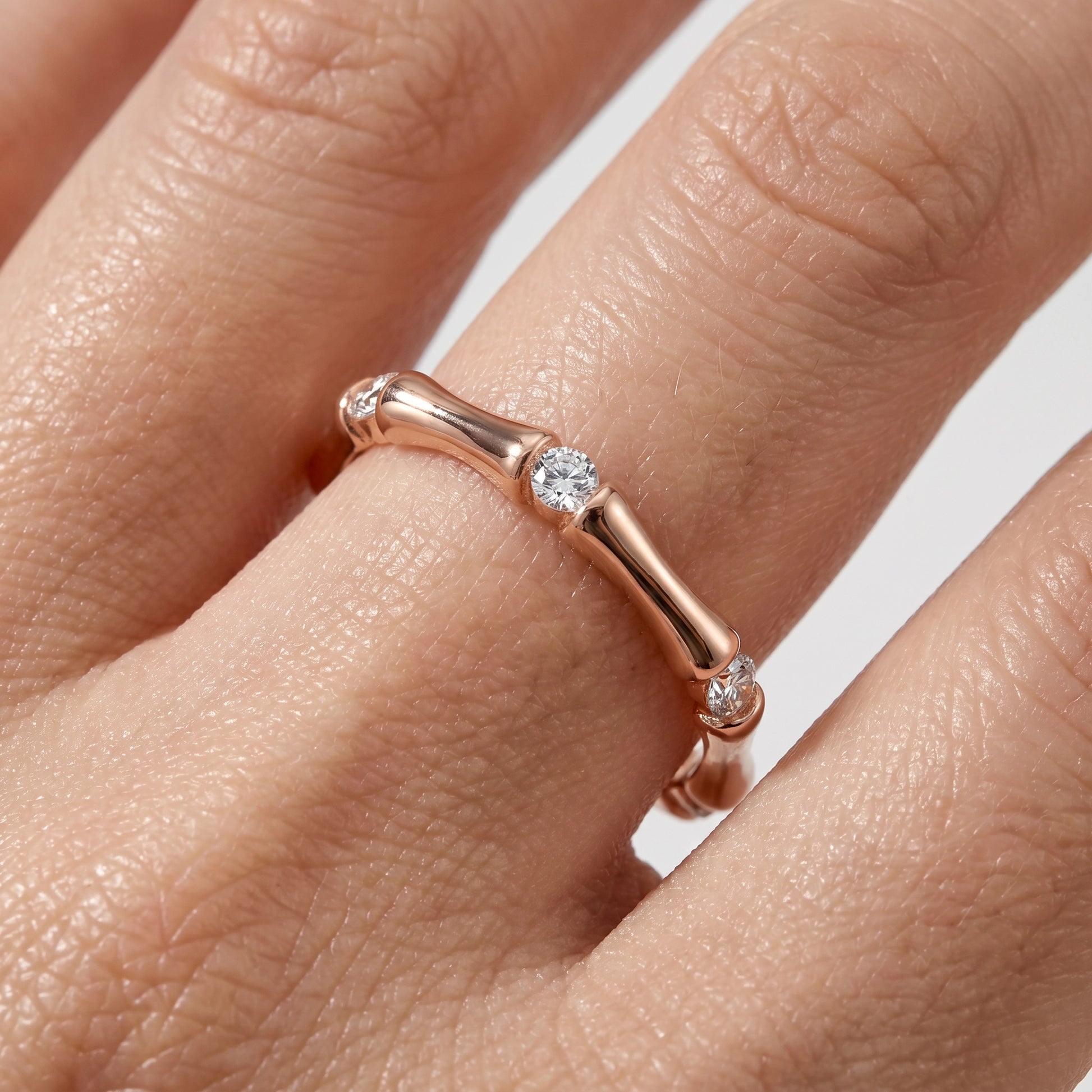 0,12 Karat F Renk Tasarım Pırlanta Yüzük, F Renk SI - Venta Jewelry
