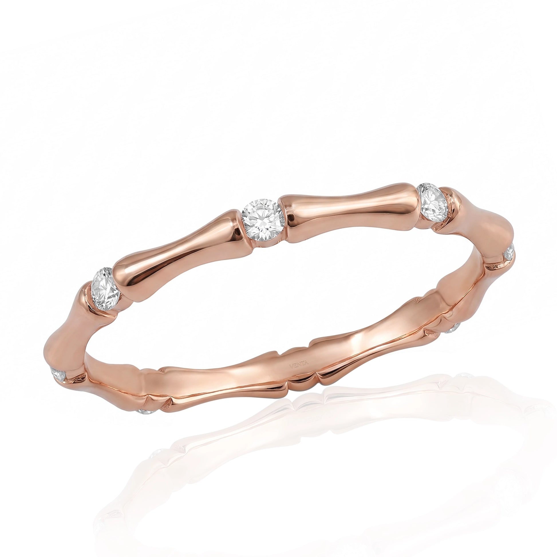 0,12 Karat F Renk Tasarım Pırlanta Yüzük, F Renk SI - Venta Jewelry
