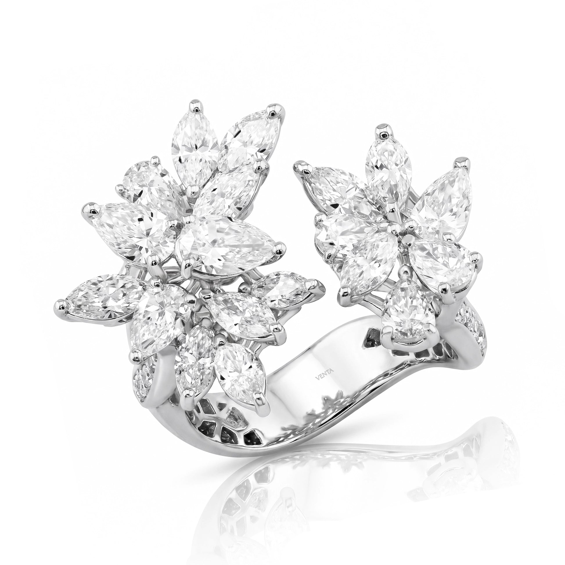 3,30 Karat F Renk Tasarım Pırlanta Yüzük - Venta Jewelry