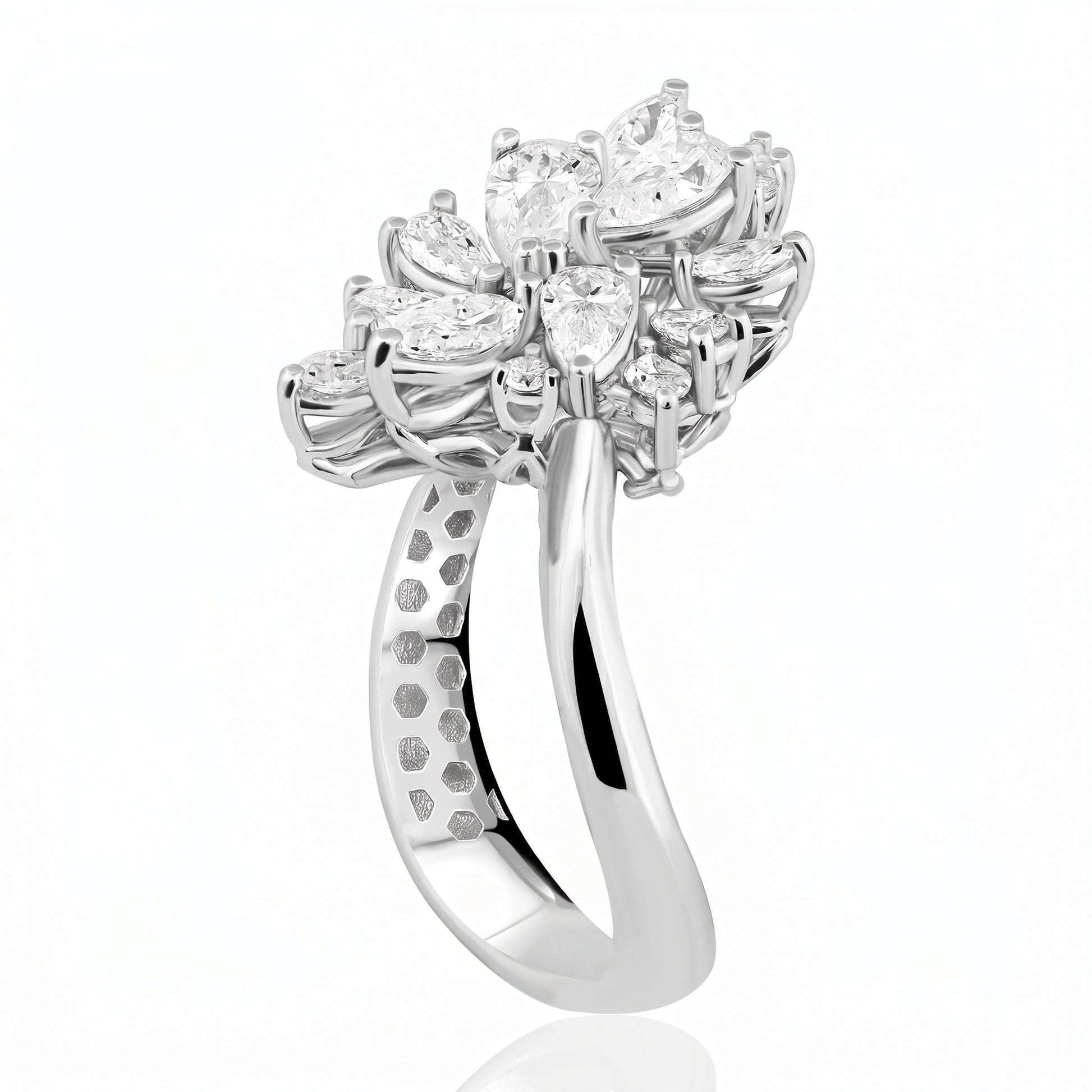 1,48 Karat F Renk Tasarım Pırlanta Yüzük - Venta Jewelry