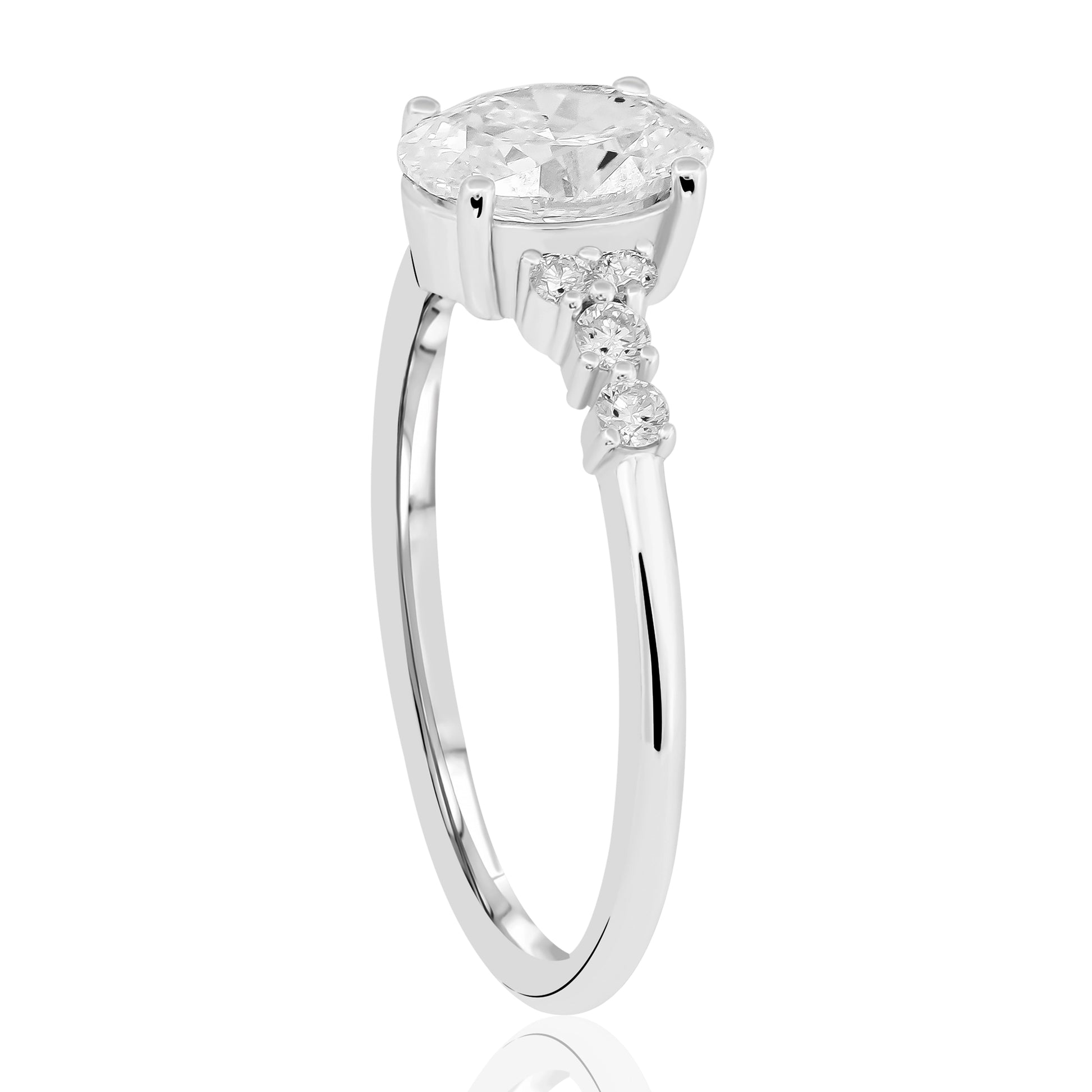 HRD Certified 0.40 Carat D Color Solitaire Diamond Ring "Belur"