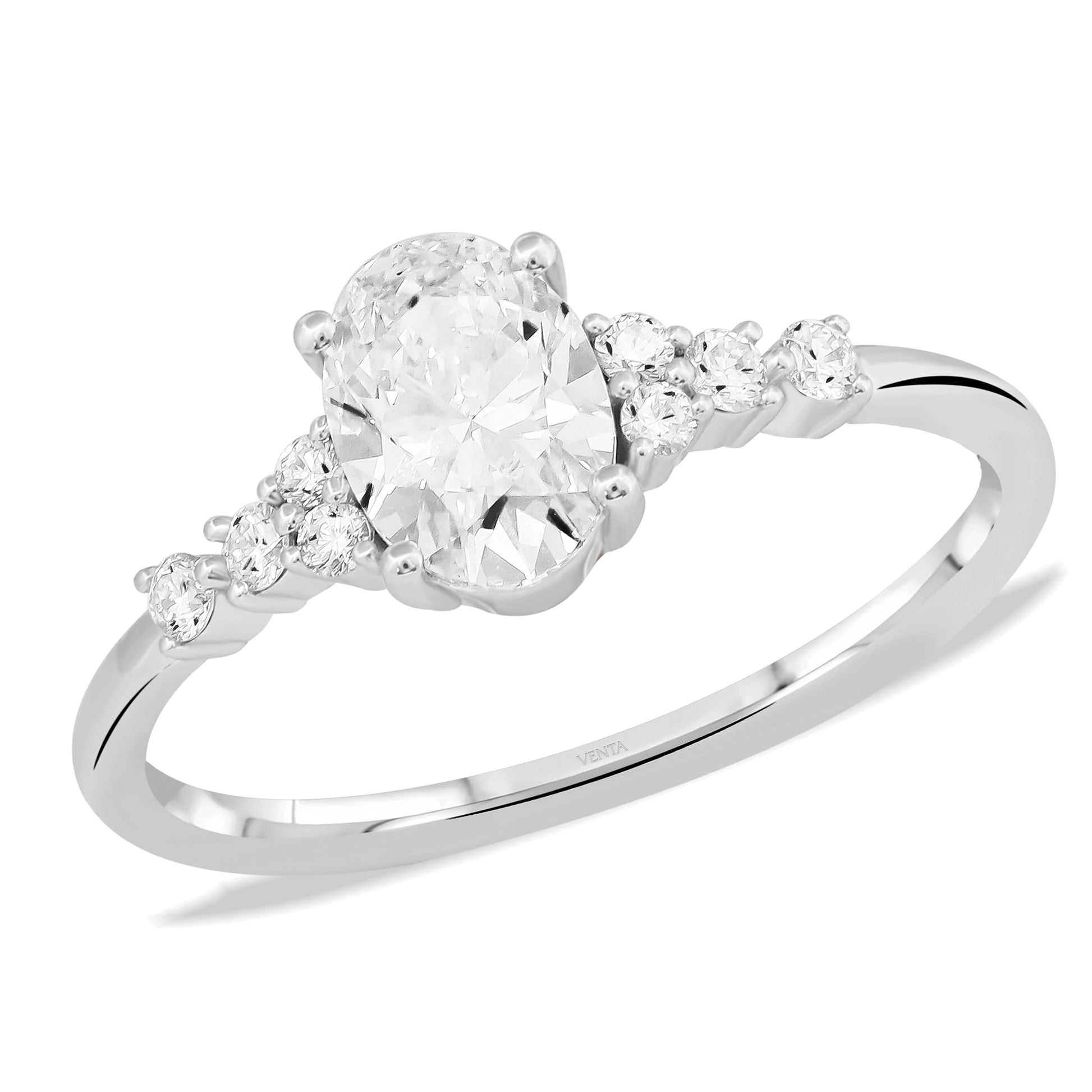 HRD Certified 0.40 Carat D Color Solitaire Diamond Ring "Belur"