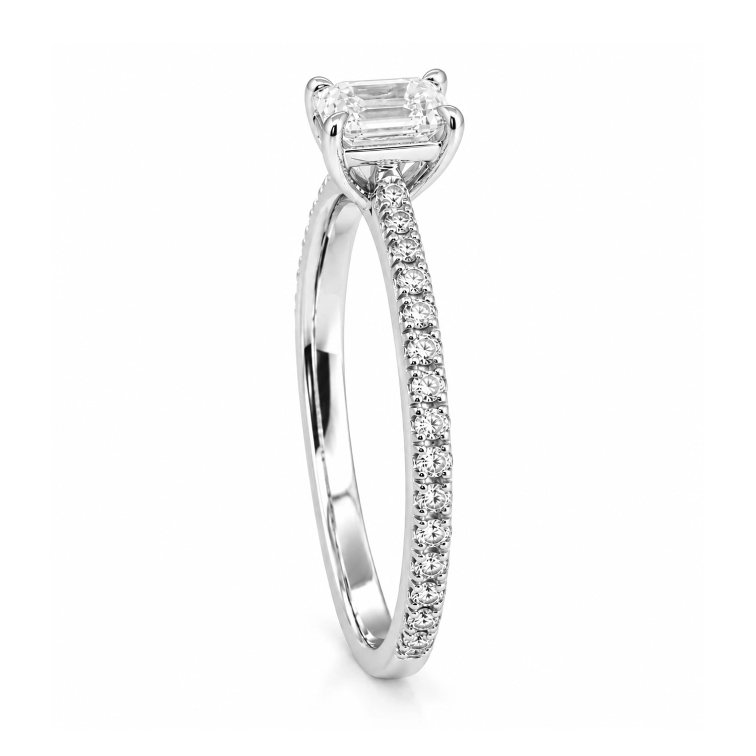 1.00 Carat Oval Cut Solitaire Diamond Ring | HRD Certified | VS2 alternatif görünüm