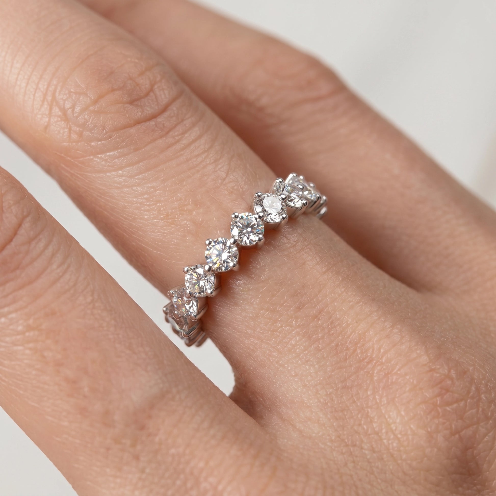 1.51 Carat Full Eternity Diamond Ring "Nüra"