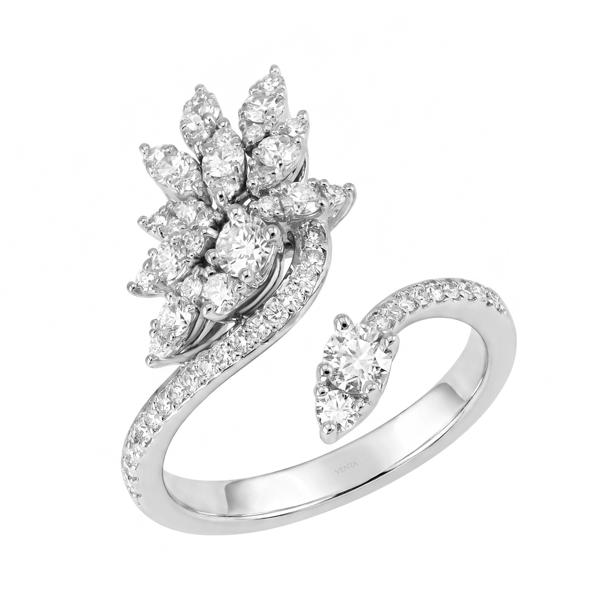 1,01 Karat Tasarım Pırlanta Yüzük | Ahenk, F Renk SI - Venta Jewelry