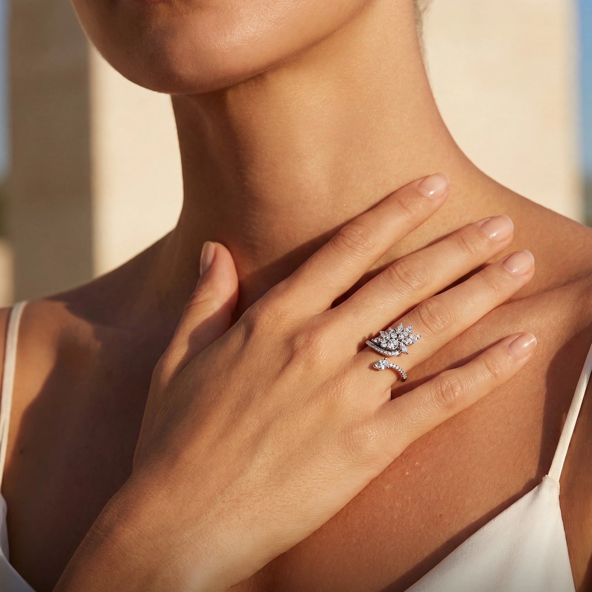 1,01 Karat Tasarım Pırlanta Yüzük | Ahenk, F Renk SI - Venta Jewelry

