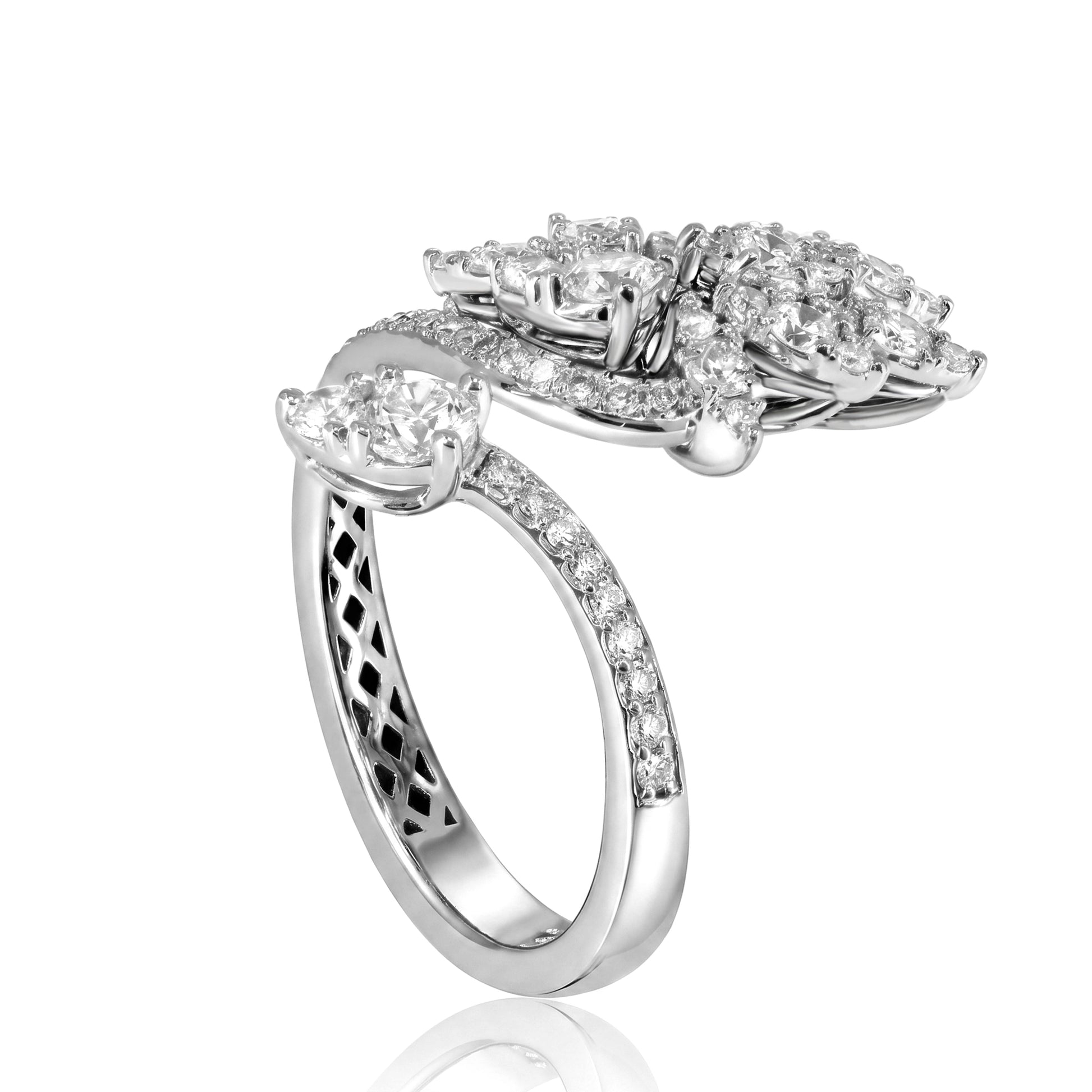 1,01 Karat Tasarım Pırlanta Yüzük | Ahenk, F Renk SI - Venta Jewelry
