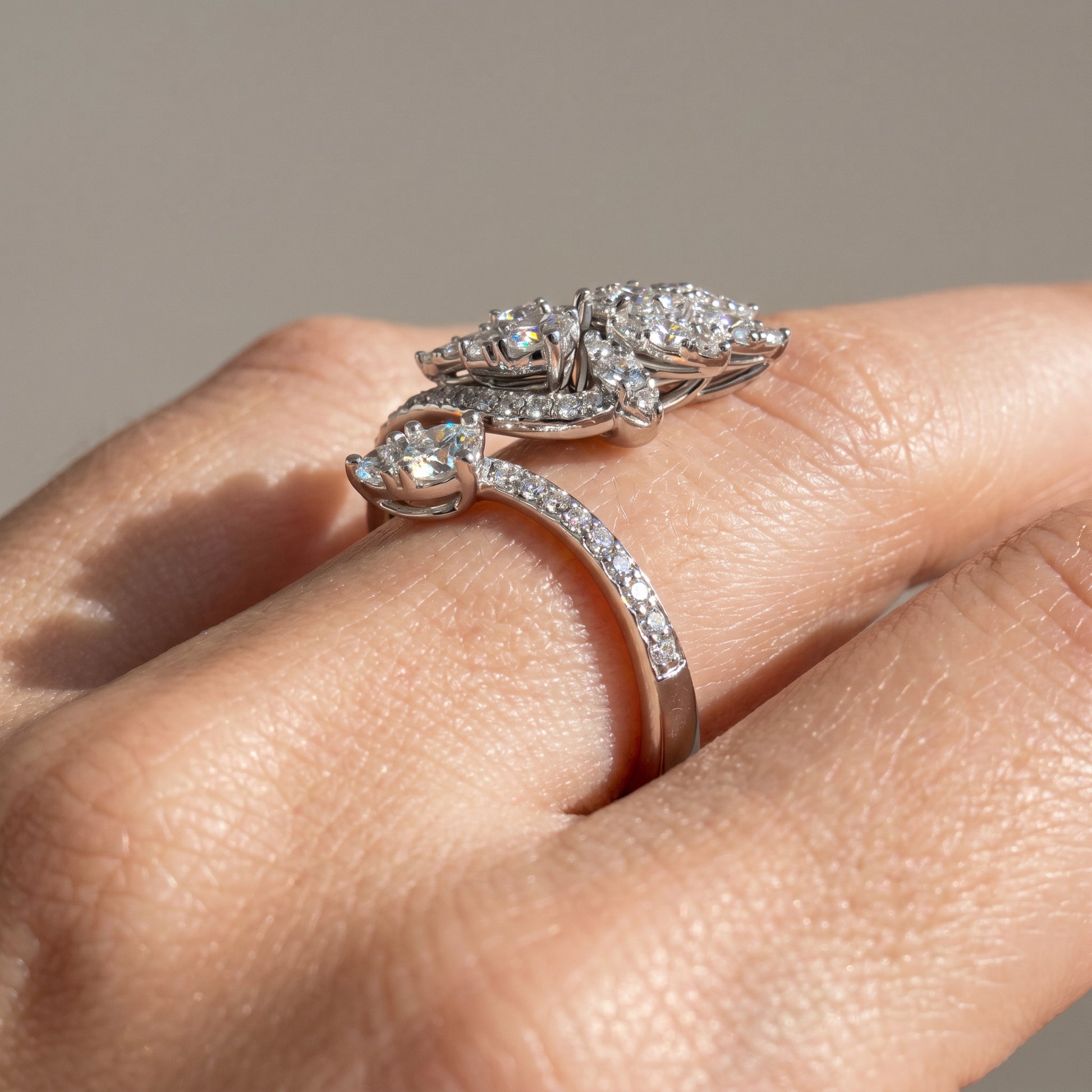 1,01 Karat Tasarım Pırlanta Yüzük | Ahenk, F Renk SI - Venta Jewelry
