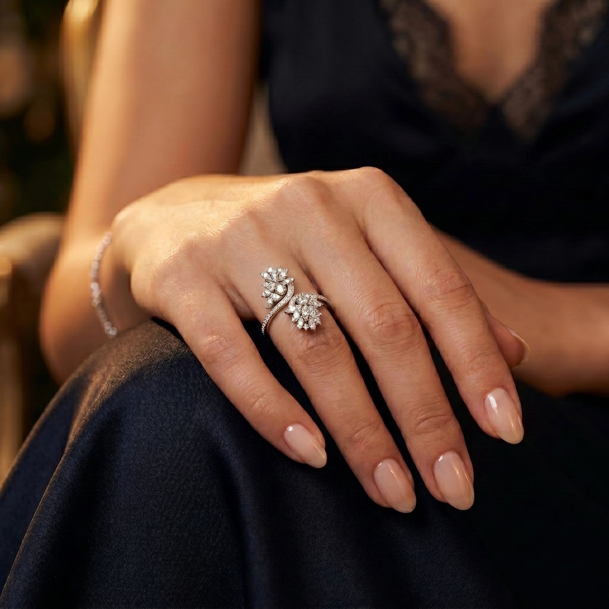 1,20 Karat F Renk Tasarım Pırlanta Yüzük - Venta Jewelry