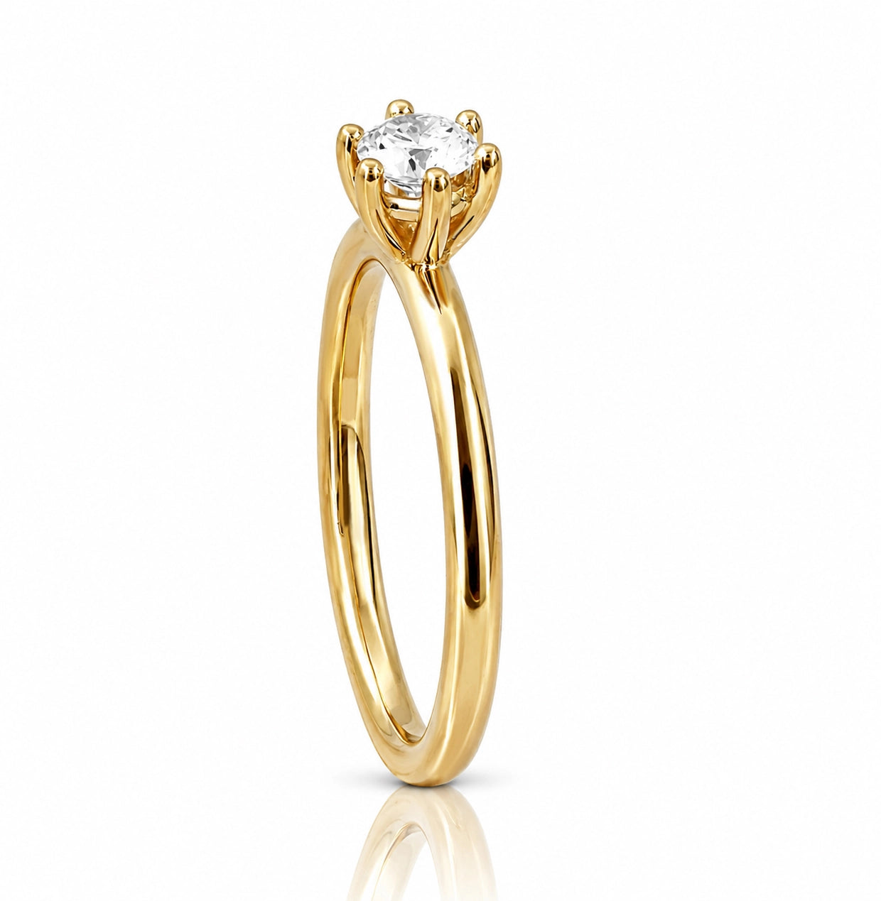 HRD Certified 0.85 Carat Oval Solitaire Diamond Ring