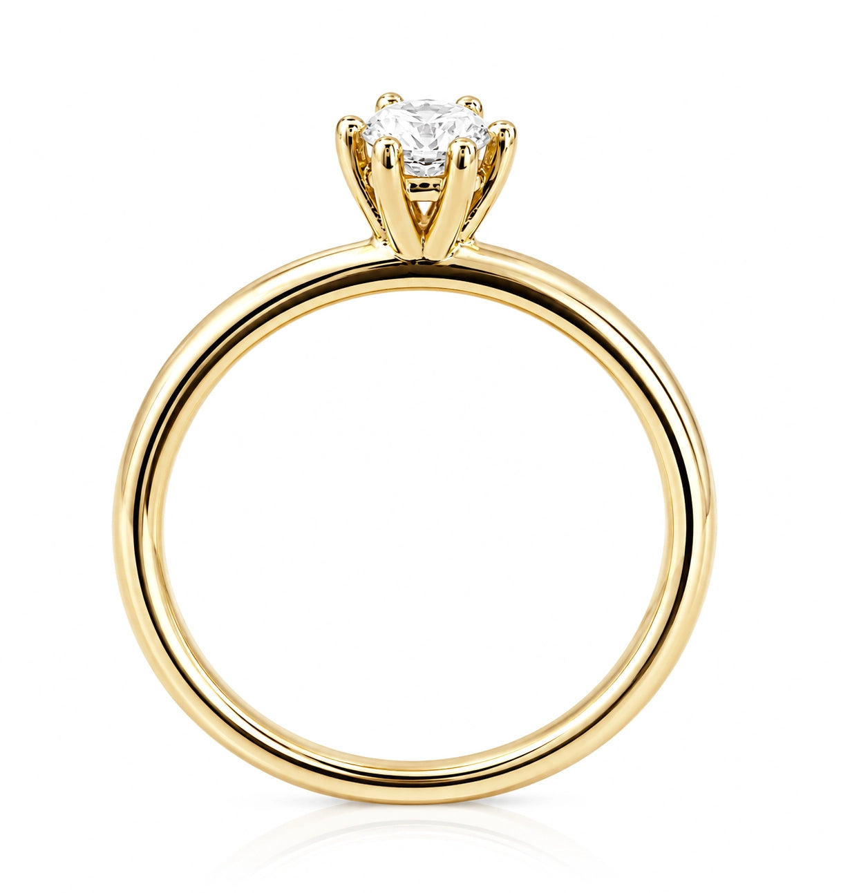 HRD Certified 0.85 Carat Oval Solitaire Diamond Ring