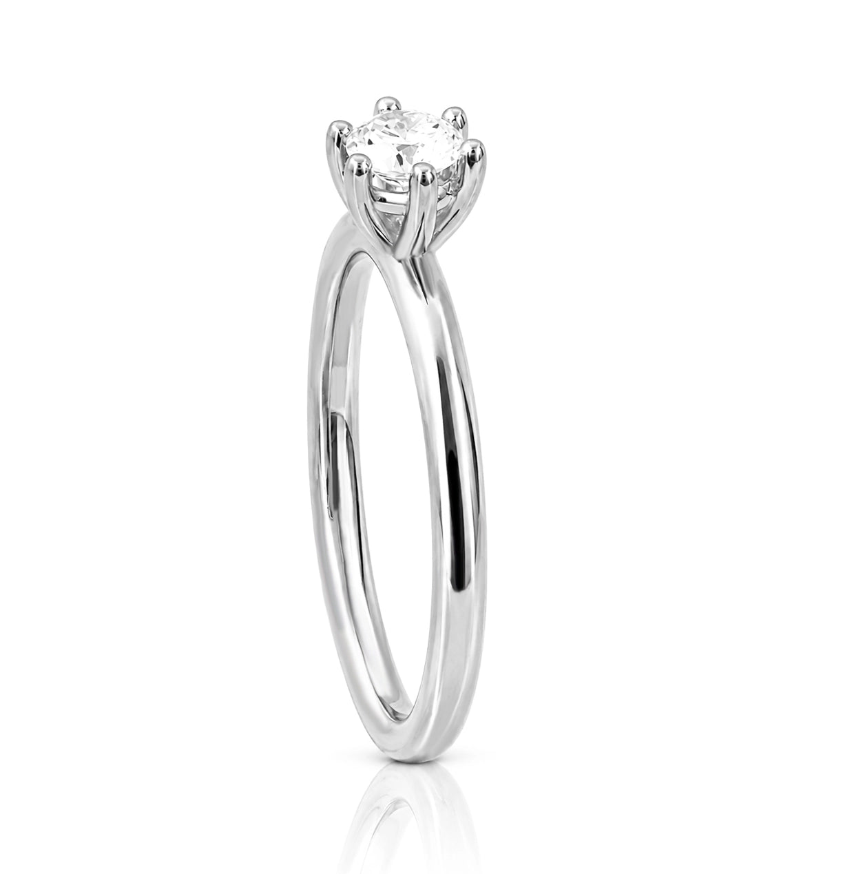 0,30 Karat E Renk VS2 Tektaş Pırlanta Yüzük | HRD Sertifikalı