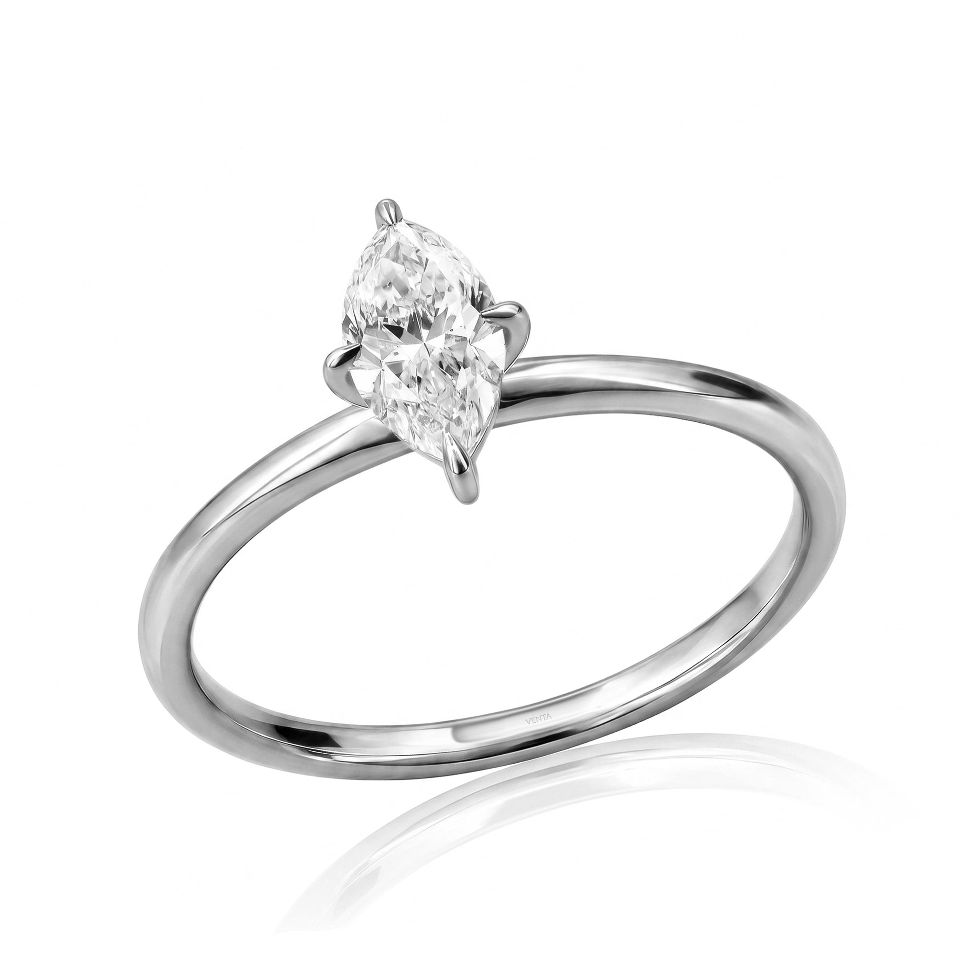 HRD Certified 0.85 Carat Oval Solitaire Diamond Ring