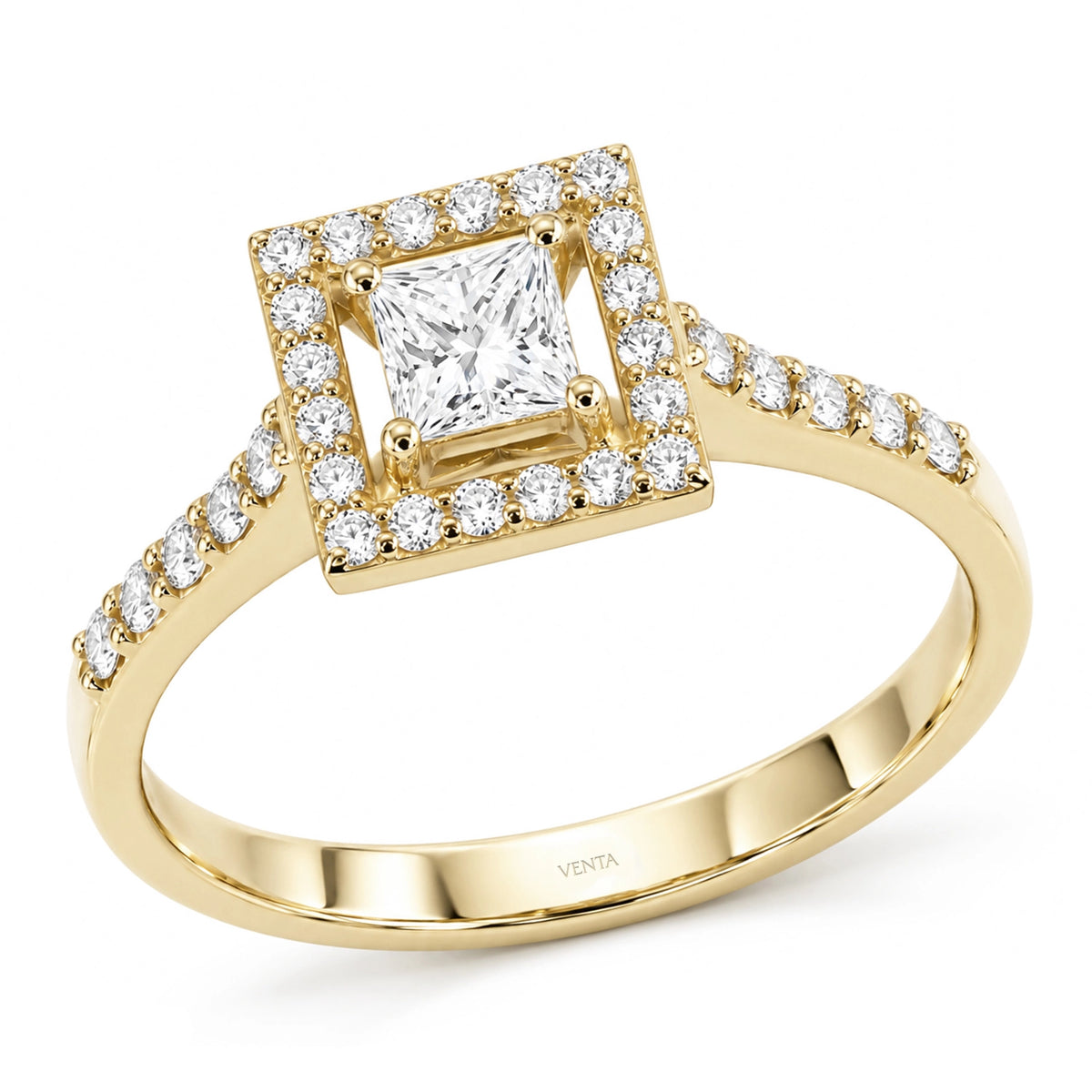 HRD Certified 0.40 Carat D Color Solitaire Diamond Ring "Belur"
