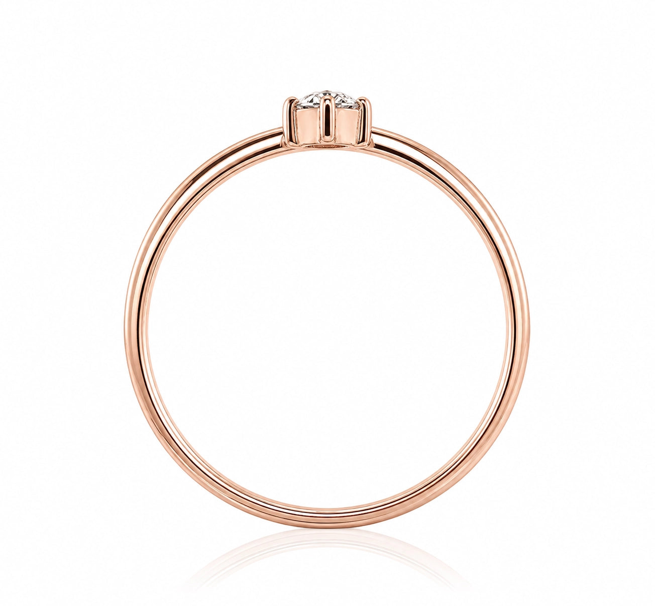 0,31 Karat Tasarım Pırlanta Yüzük, F Renk SI - Venta Jewelry
