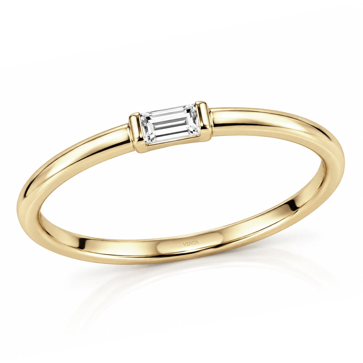 0.19 Carat Designer Solitaire Diamond Ring
