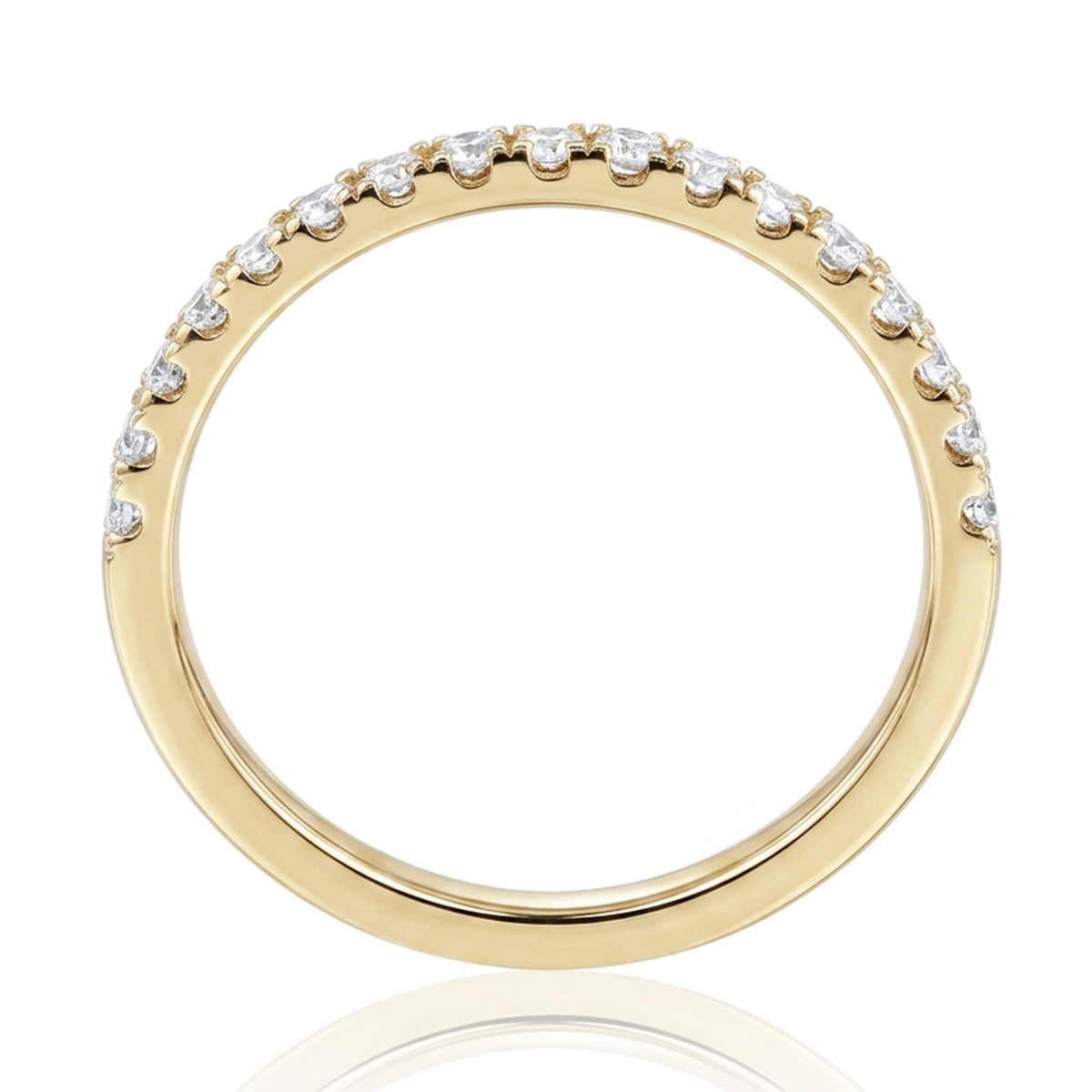 0.30 Carat Half-Circle Diamond Ring "Veca"
