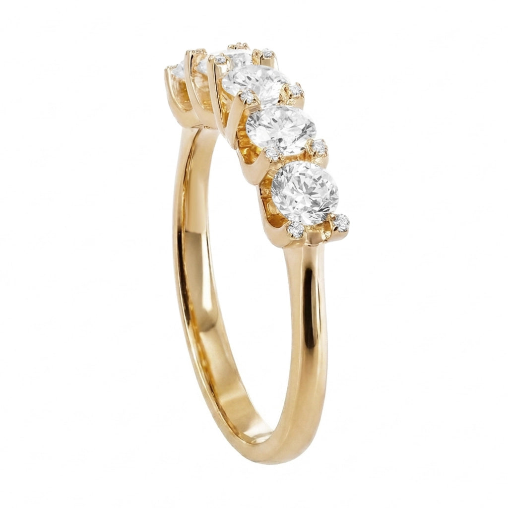 1,02 Karat Beştaş Pırlanta Yüzük, F Renk SI - Venta Jewelry
