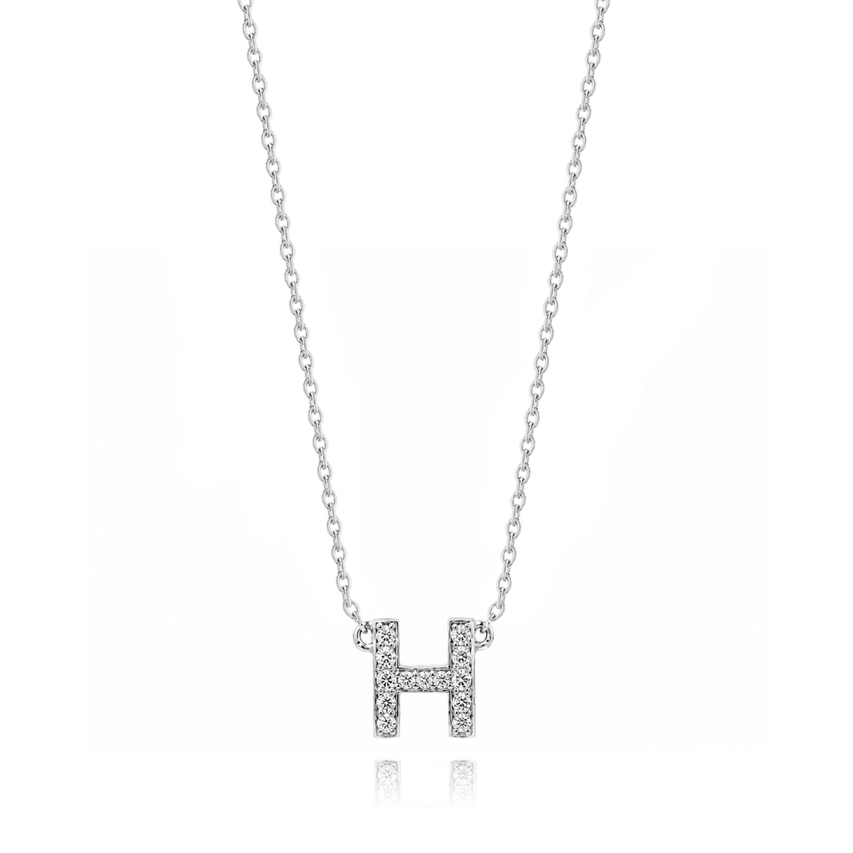 0,05 Karat Pırlantalı Harfli Kolye "H"
