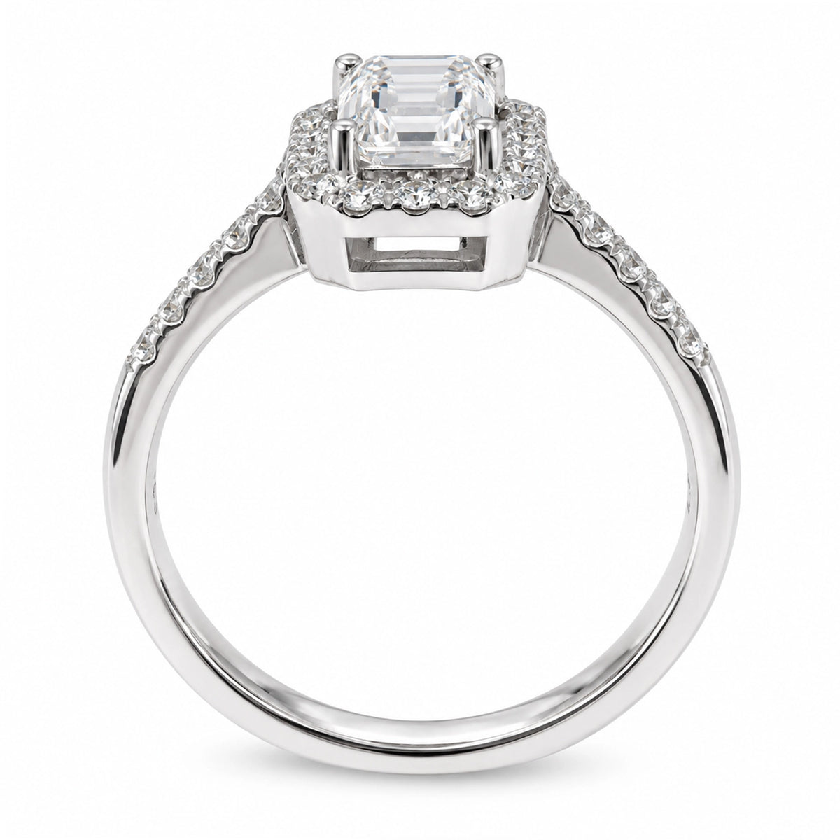 0.30 Carat Half-Circle Diamond Ring "Veca"
