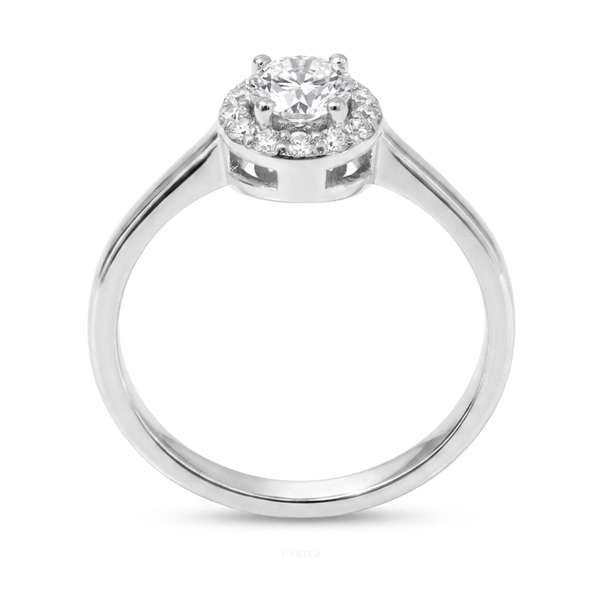 0,66 Karat Tasarım Pırlanta Yüzük, F Renk SI - Venta Jewelry