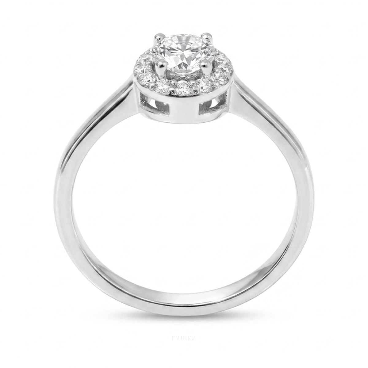 0,66 Karat Tasarım Pırlanta Yüzük, F Renk SI - Venta Jewelry
