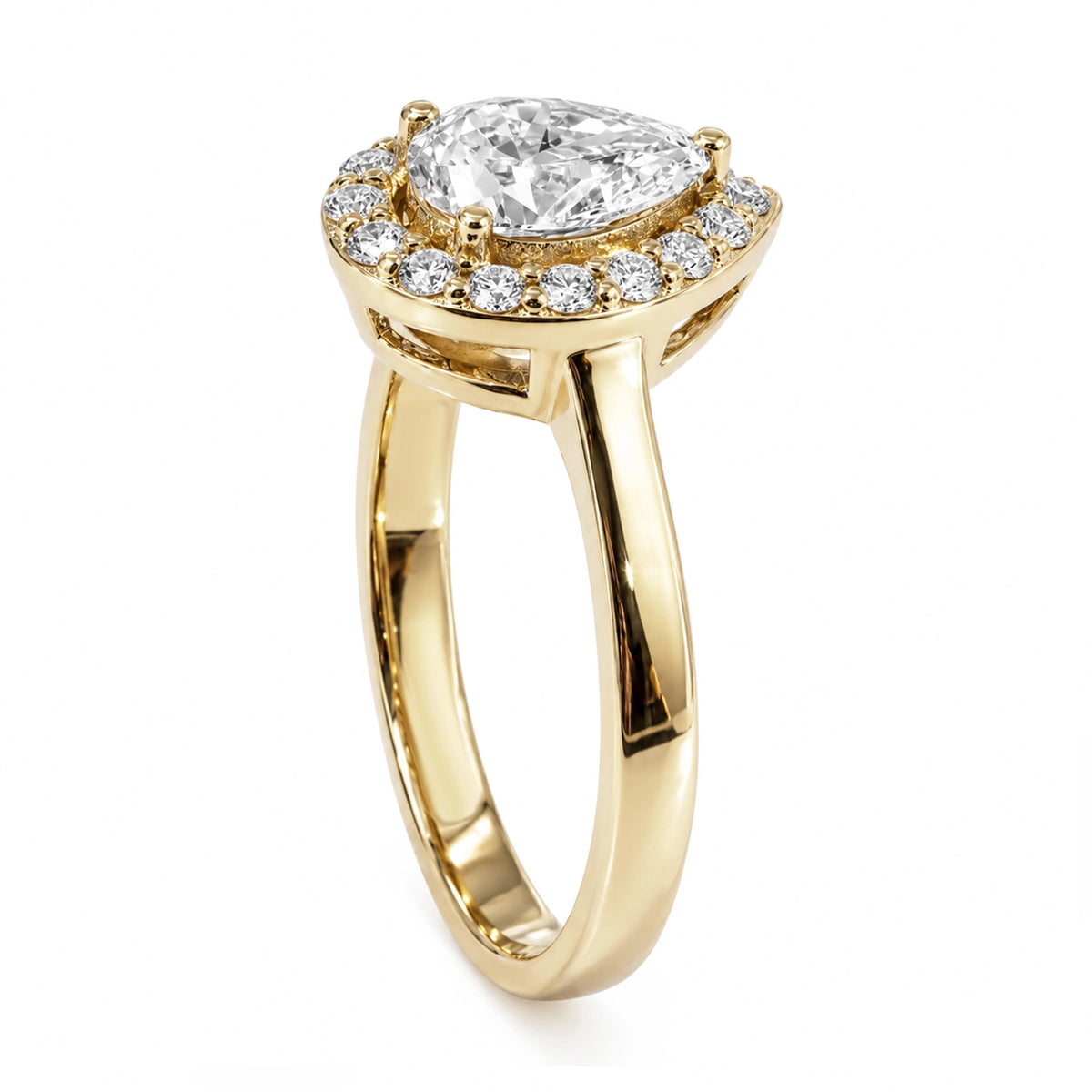 HRD Certified 0.40 Carat D Color Solitaire Diamond Ring "Belur"

