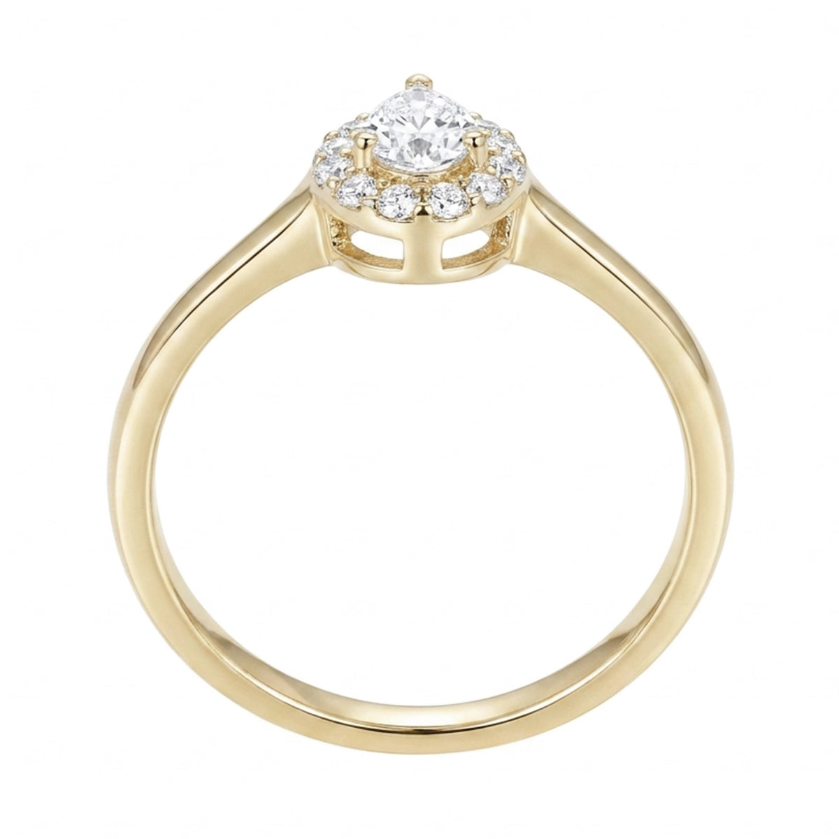 HRD Certified 0.40 Carat D Color Solitaire Diamond Ring "Belur"
