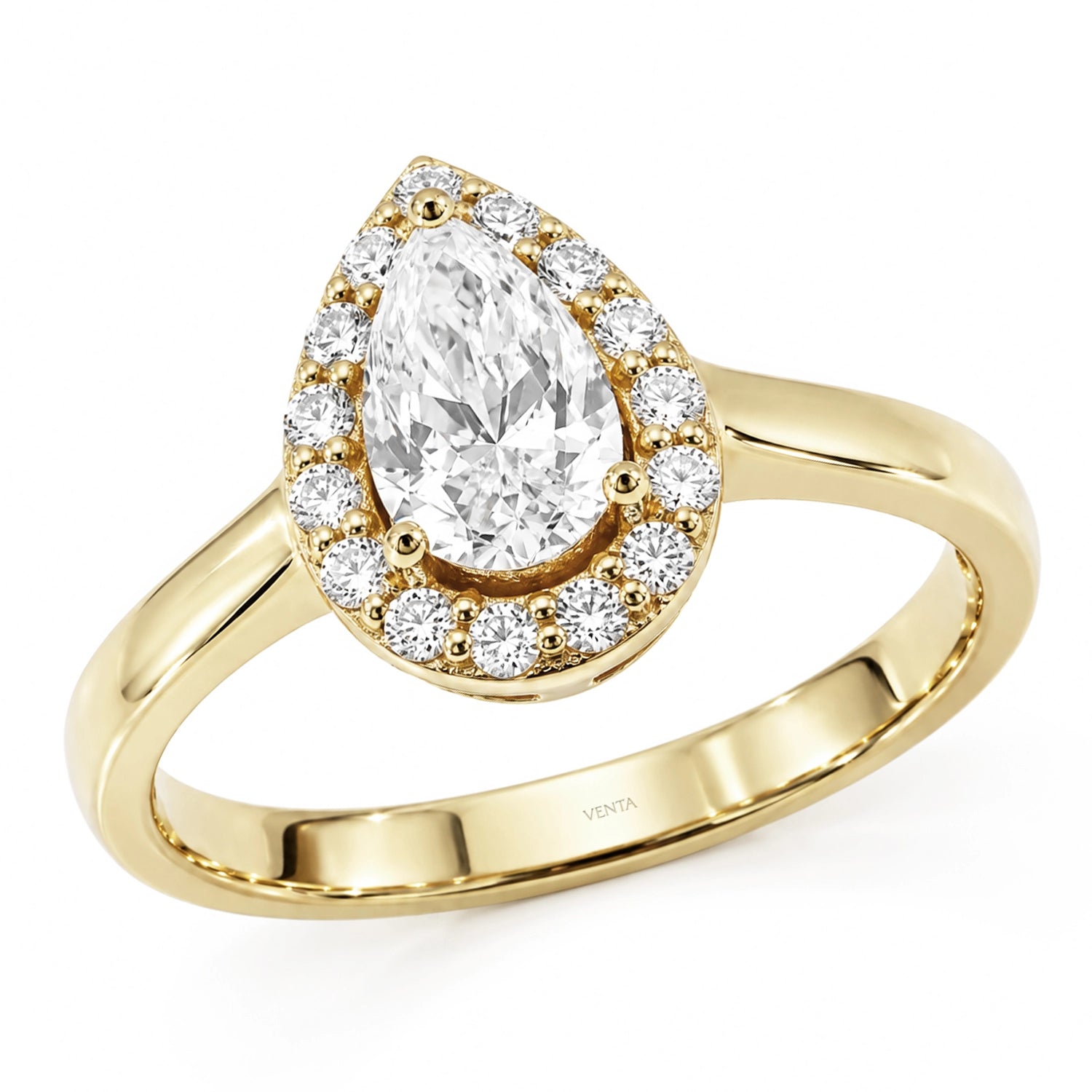 HRD Certified 0.40 Carat D Color Solitaire Diamond Ring "Belur"