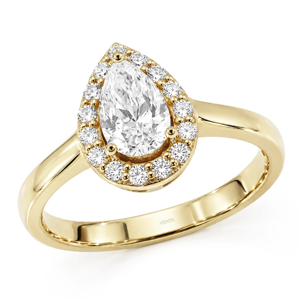 HRD Certified 0.40 Carat D Color Solitaire Diamond Ring "Belur"
