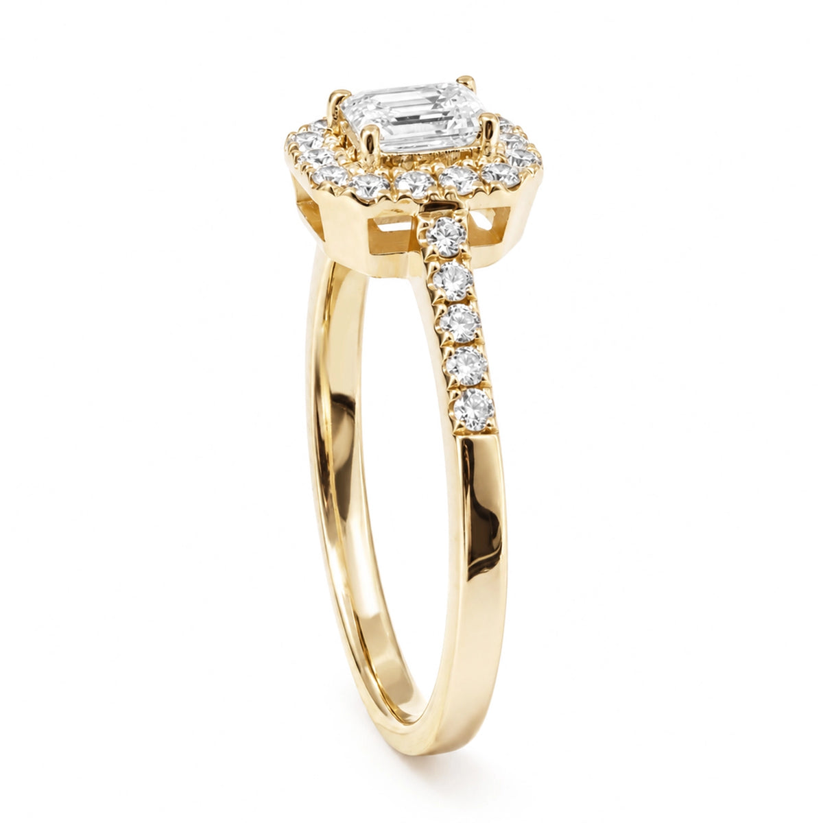 HRD Certified 0.40 Carat D Color Solitaire Diamond Ring "Belur"
