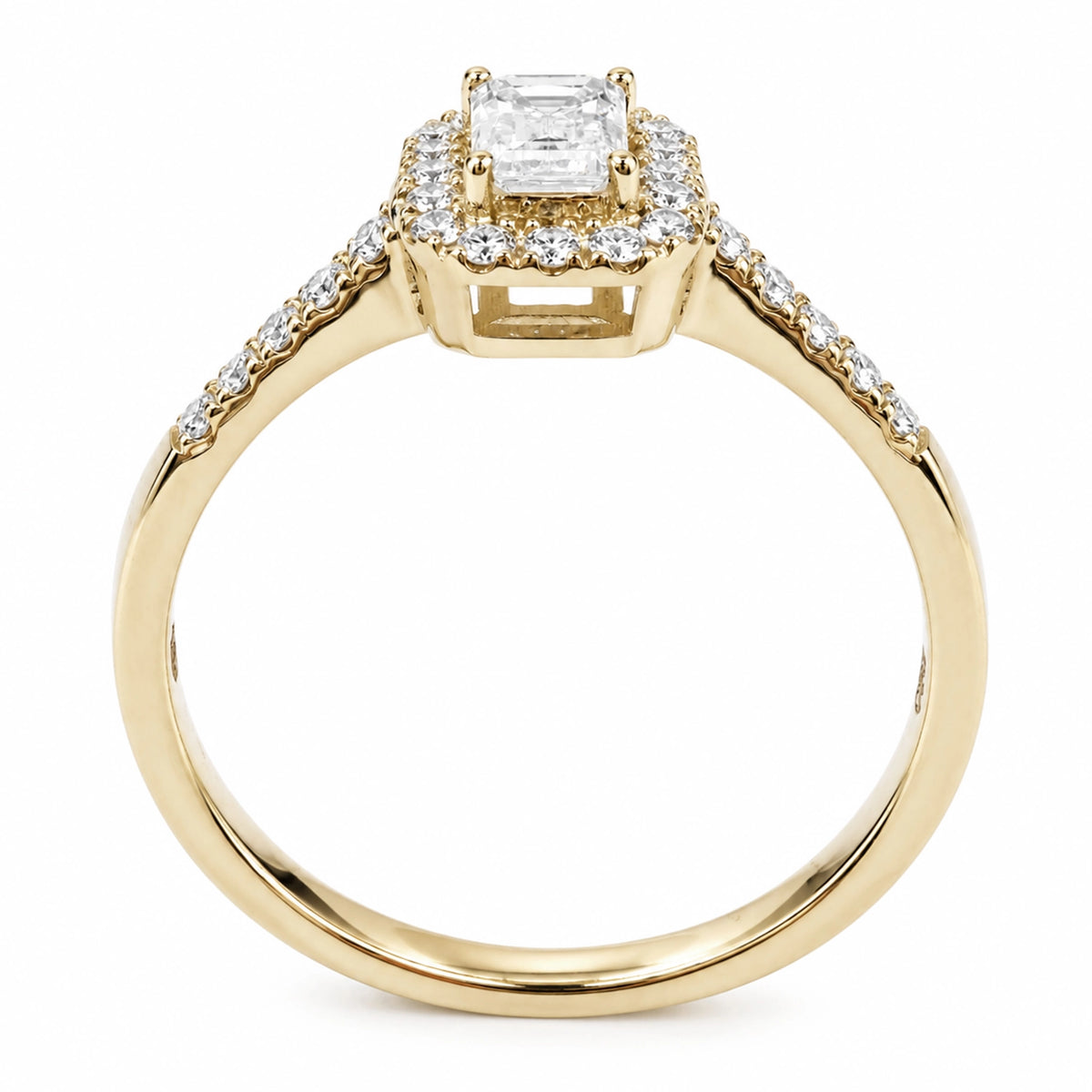 HRD Certified 0.40 Carat D Color Solitaire Diamond Ring "Belur"
