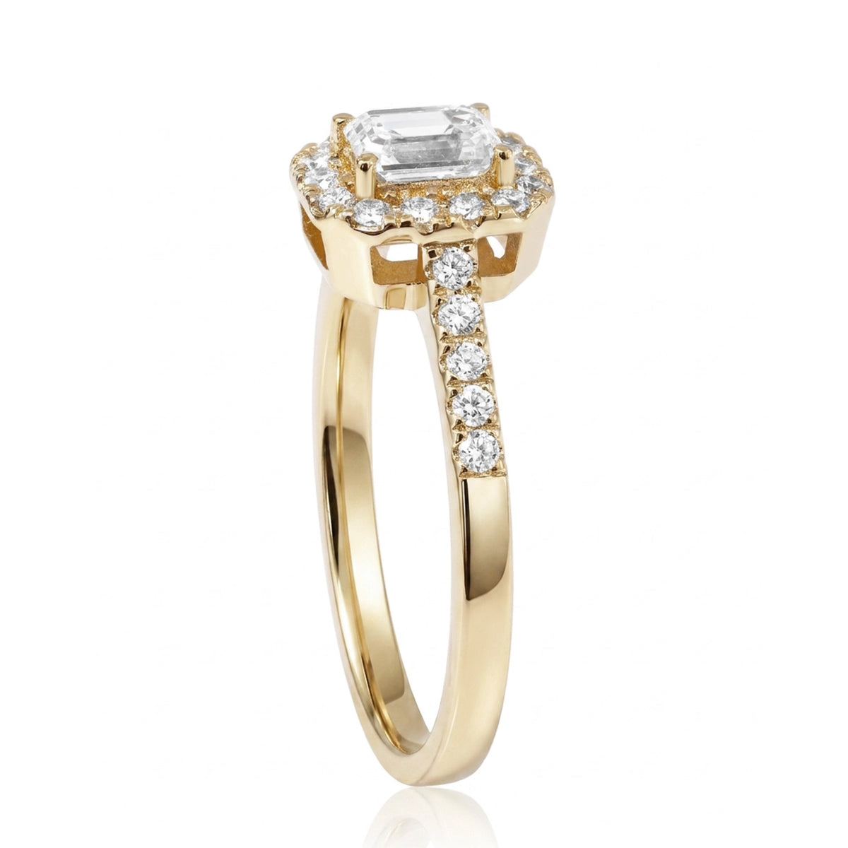 HRD Certified 0.40 Carat D Color Solitaire Diamond Ring "Belur"
