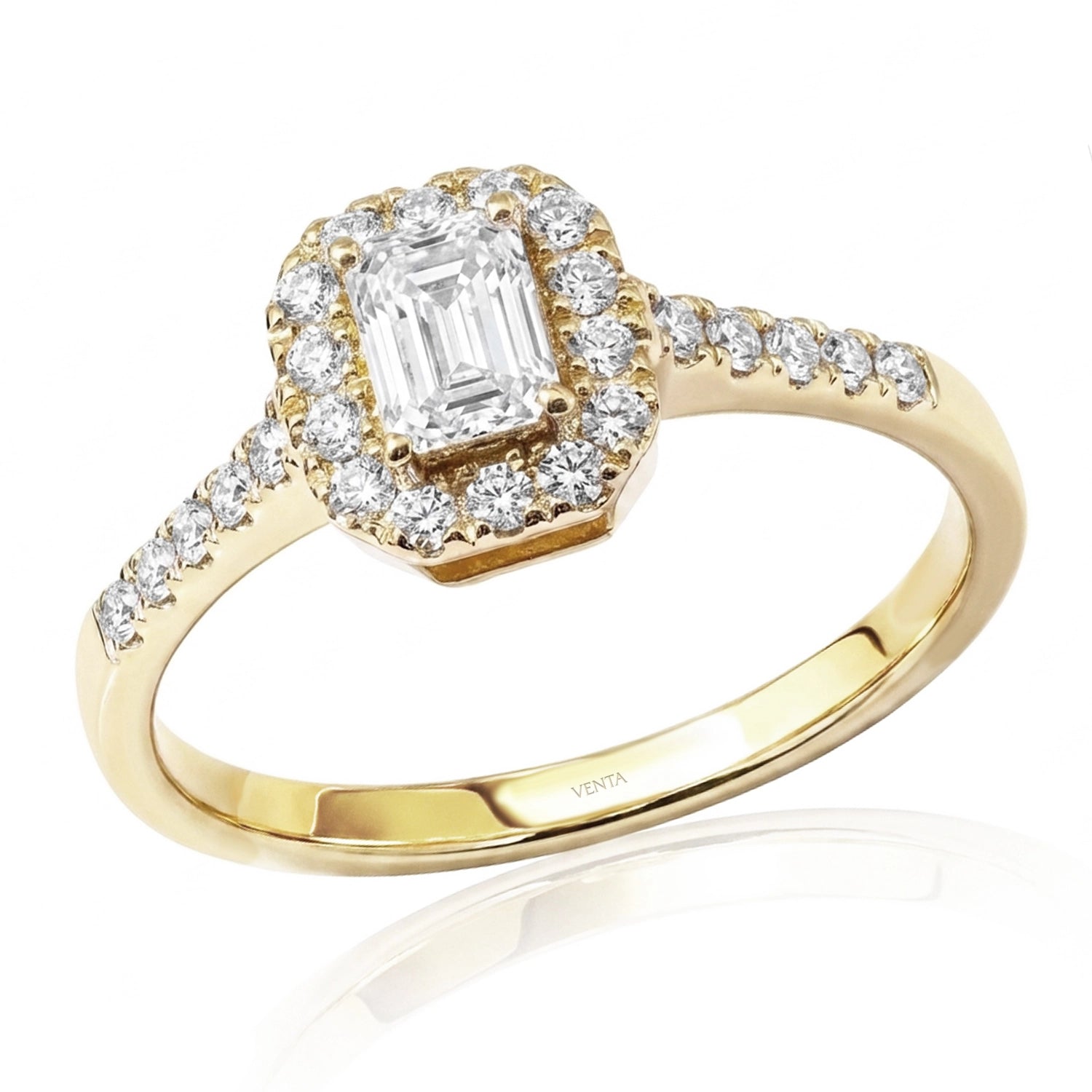 HRD Certified 0.40 Carat D Color Solitaire Diamond Ring "Belur"