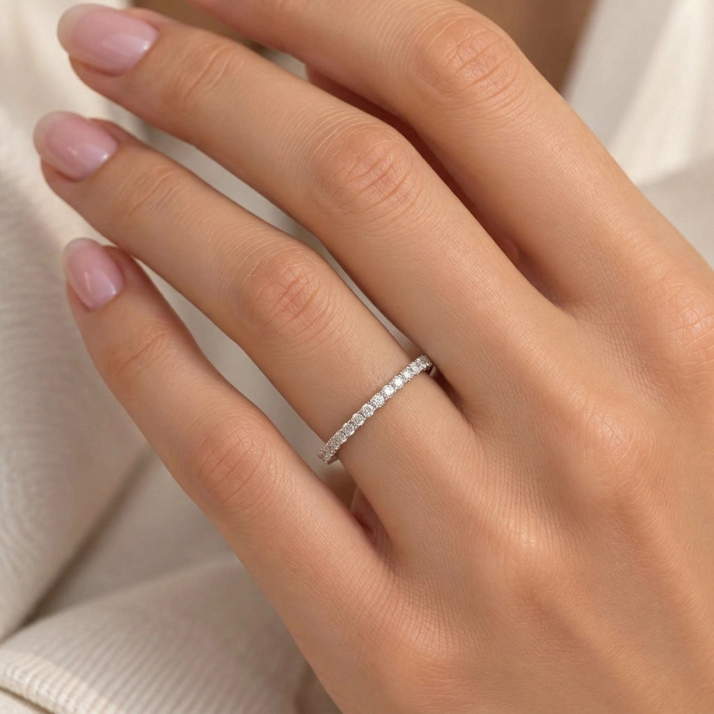 1.51 Carat Full Eternity Diamond Ring "Nüra"
