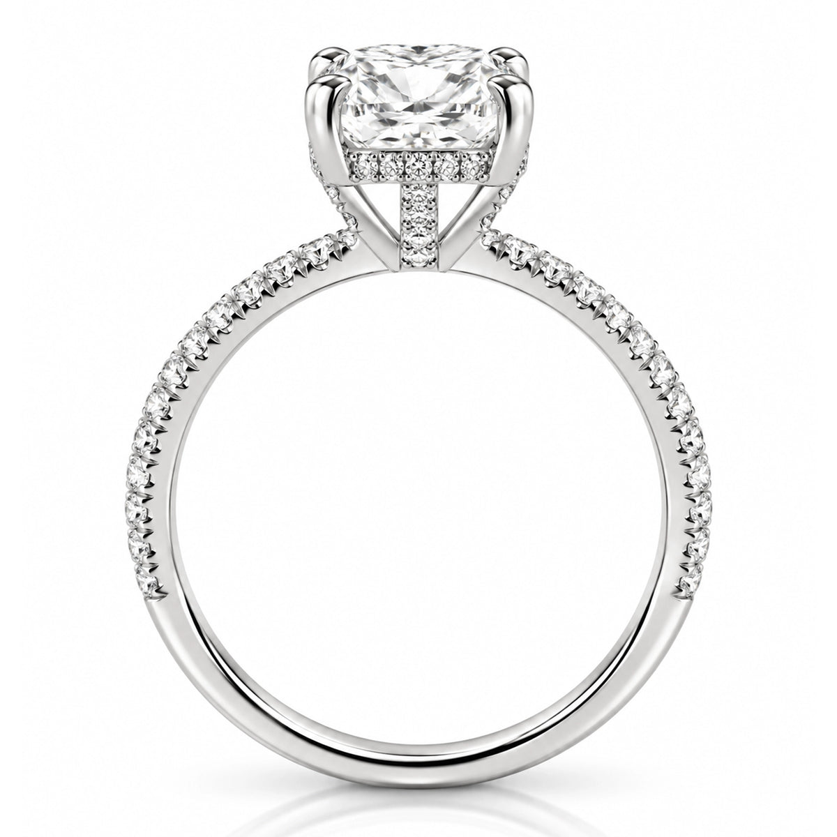 HRD Certified 0.40 Carat D Color Solitaire Diamond Ring "Belur"
