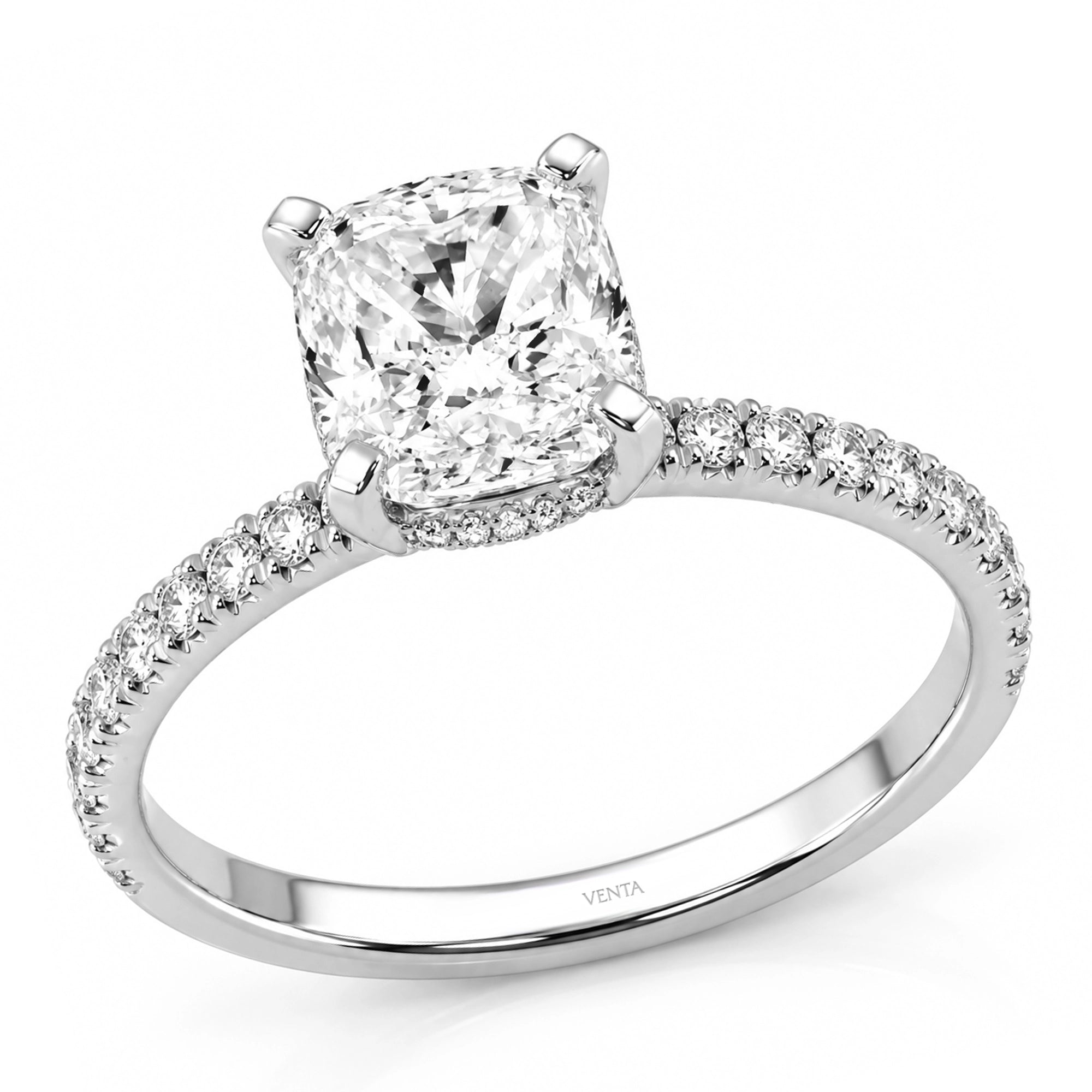 HRD Certified 0.40 Carat D Color Solitaire Diamond Ring "Belur"