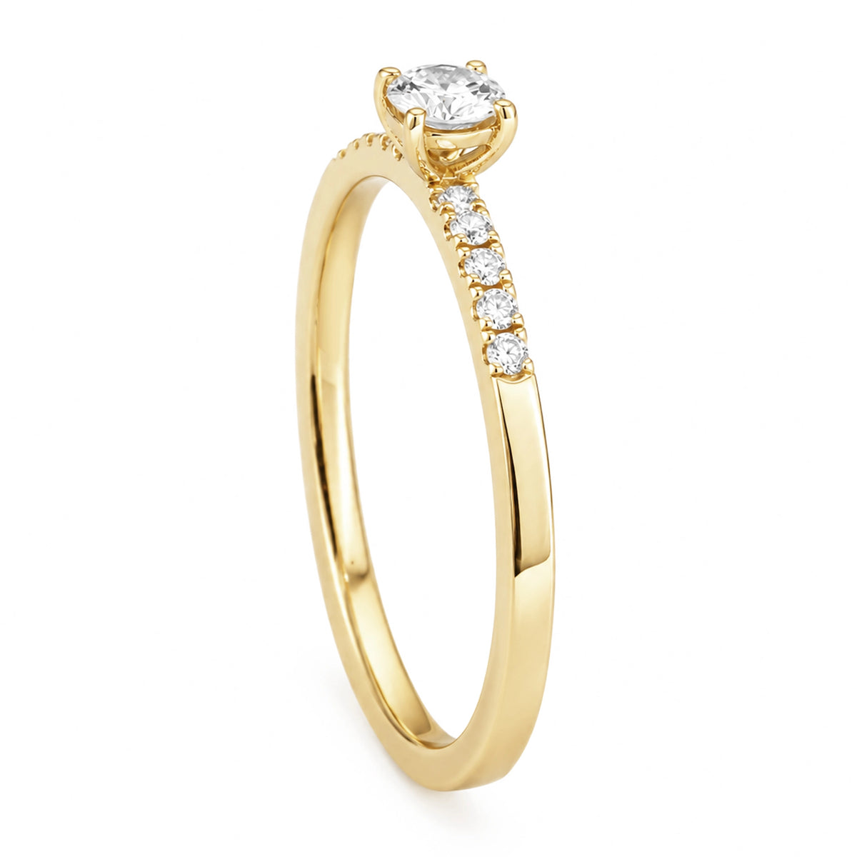 HRD Certified 0.85 Carat Oval Solitaire Diamond Ring
