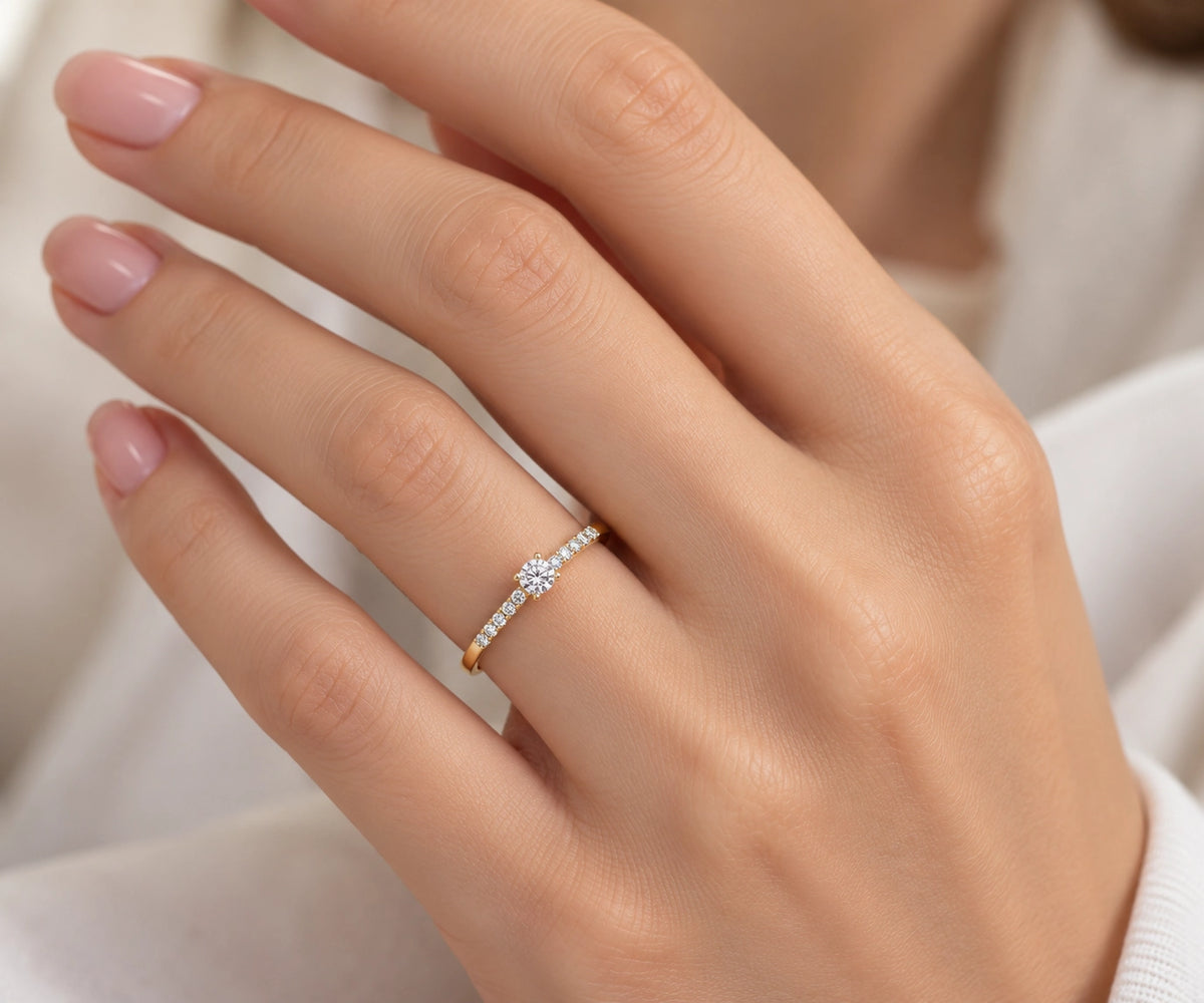 HRD Certified 0.85 Carat Oval Solitaire Diamond Ring
